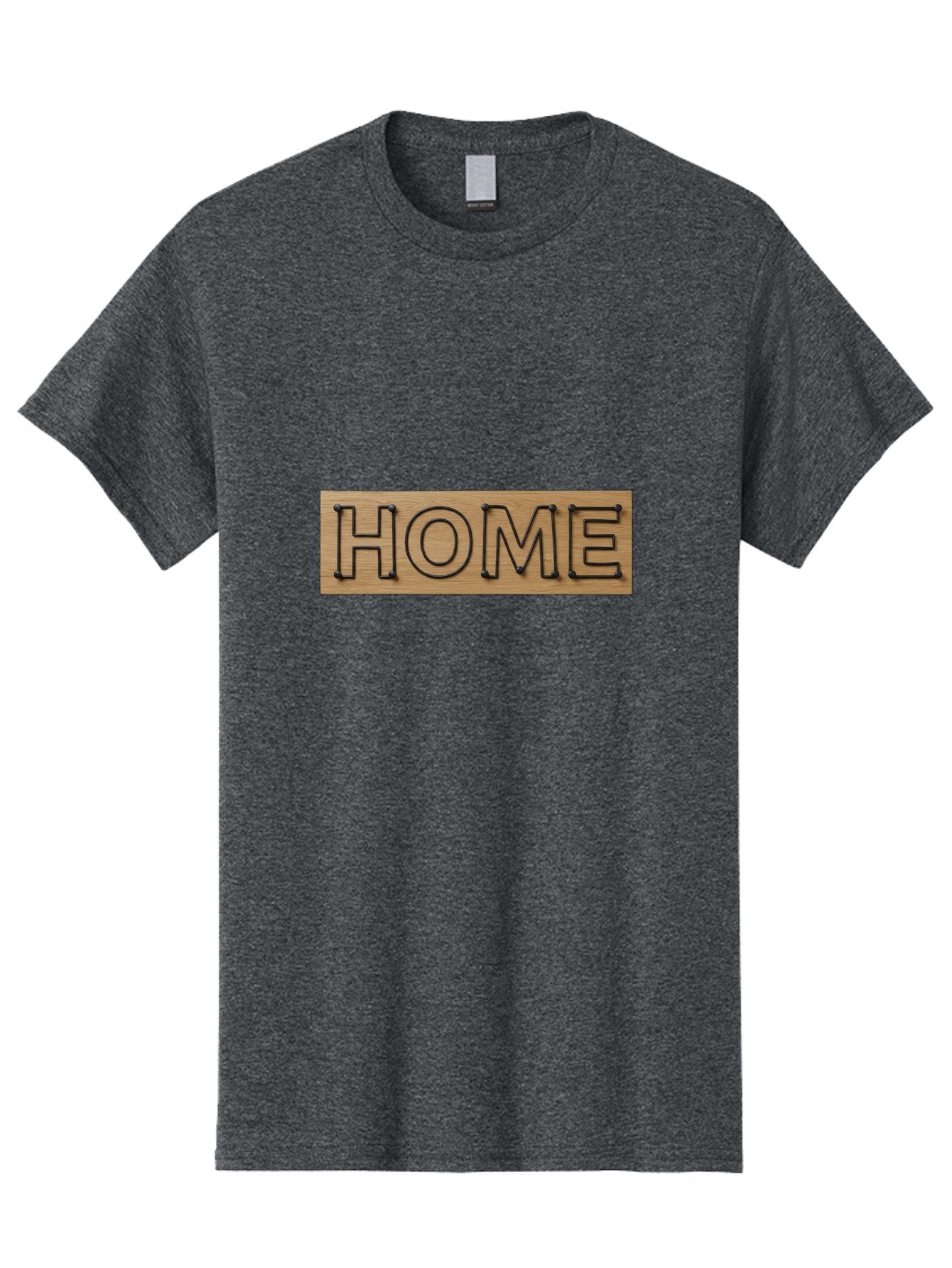 Home Men'S Graphic Tee, 100% Cotton, Comfortable Casual Summer Wear, Machine Washable, Wooden Sign, Home Sign, Marquee Letters, Rustic Decor, Home Decor, Wooden Marquee, Vintage Style, Home Sweet Home Bad199 14
