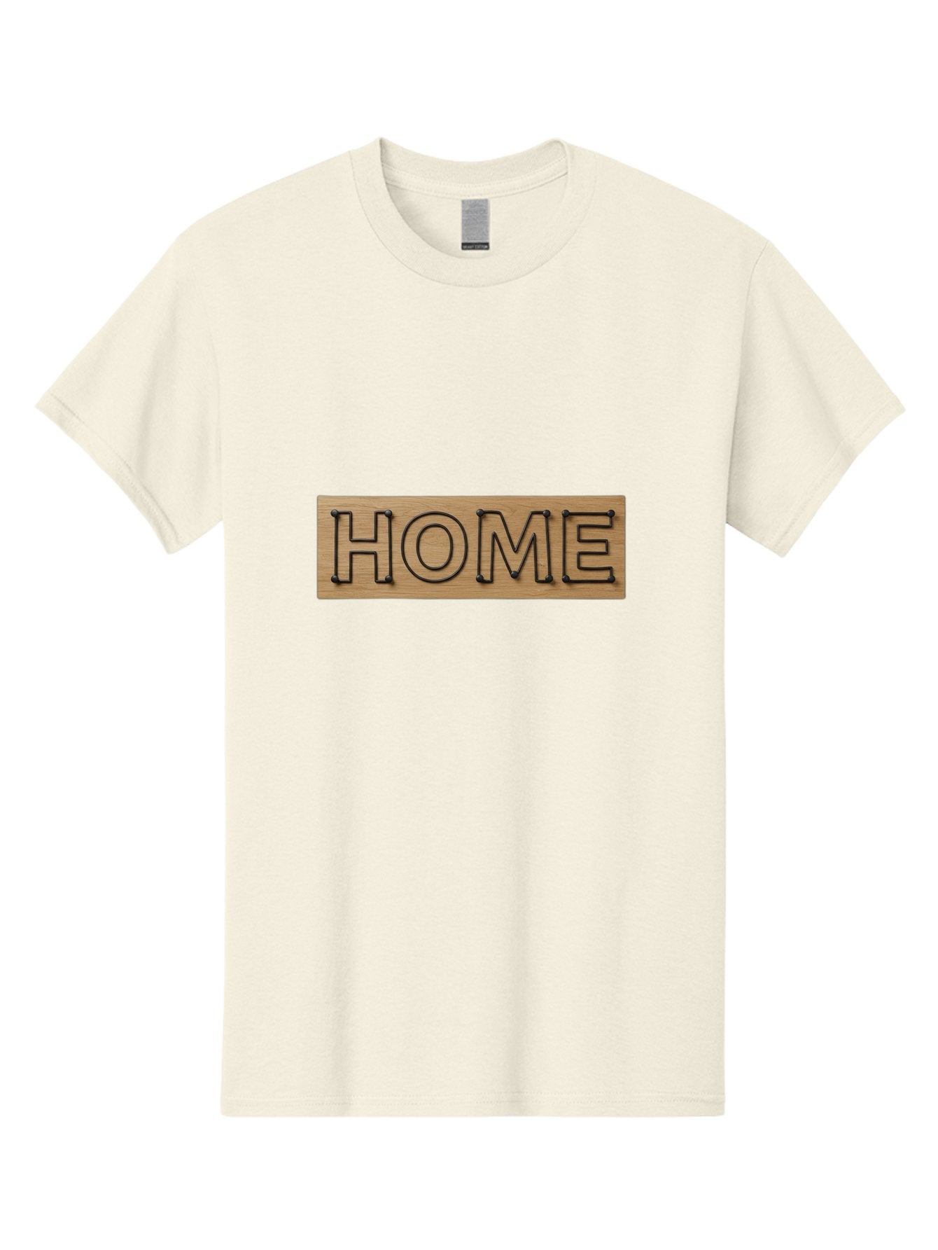 Home Men'S Graphic Tee, 100% Cotton, Comfortable Casual Summer Wear, Machine Washable, Wooden Sign, Home Sign, Marquee Letters, Rustic Decor, Home Decor, Wooden Marquee, Vintage Style, Home Sweet Home Bad199 12