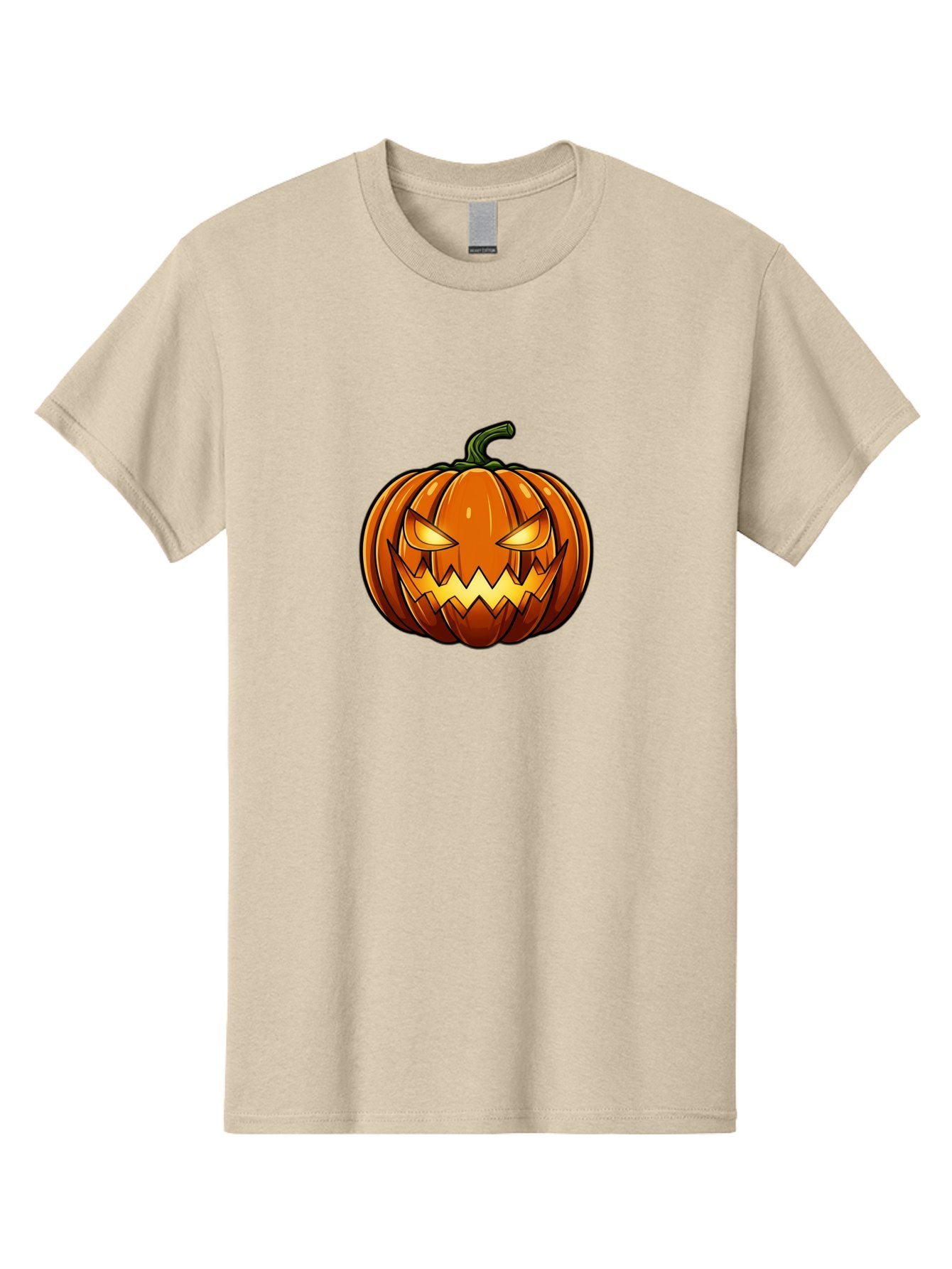 Jack-O-Lantern-2 Men'S Graphic Tee, 100% Cotton, Comfortable Casual Summer Wear, Machine Washable, Halloween Pumpkin, Jack O' Lantern, Spooky Face, Orange Pumpkin, Glowing Eyes, Scary Face, Autumn Decor, Festive Symbol, Seasonal Decoration Bad222 13