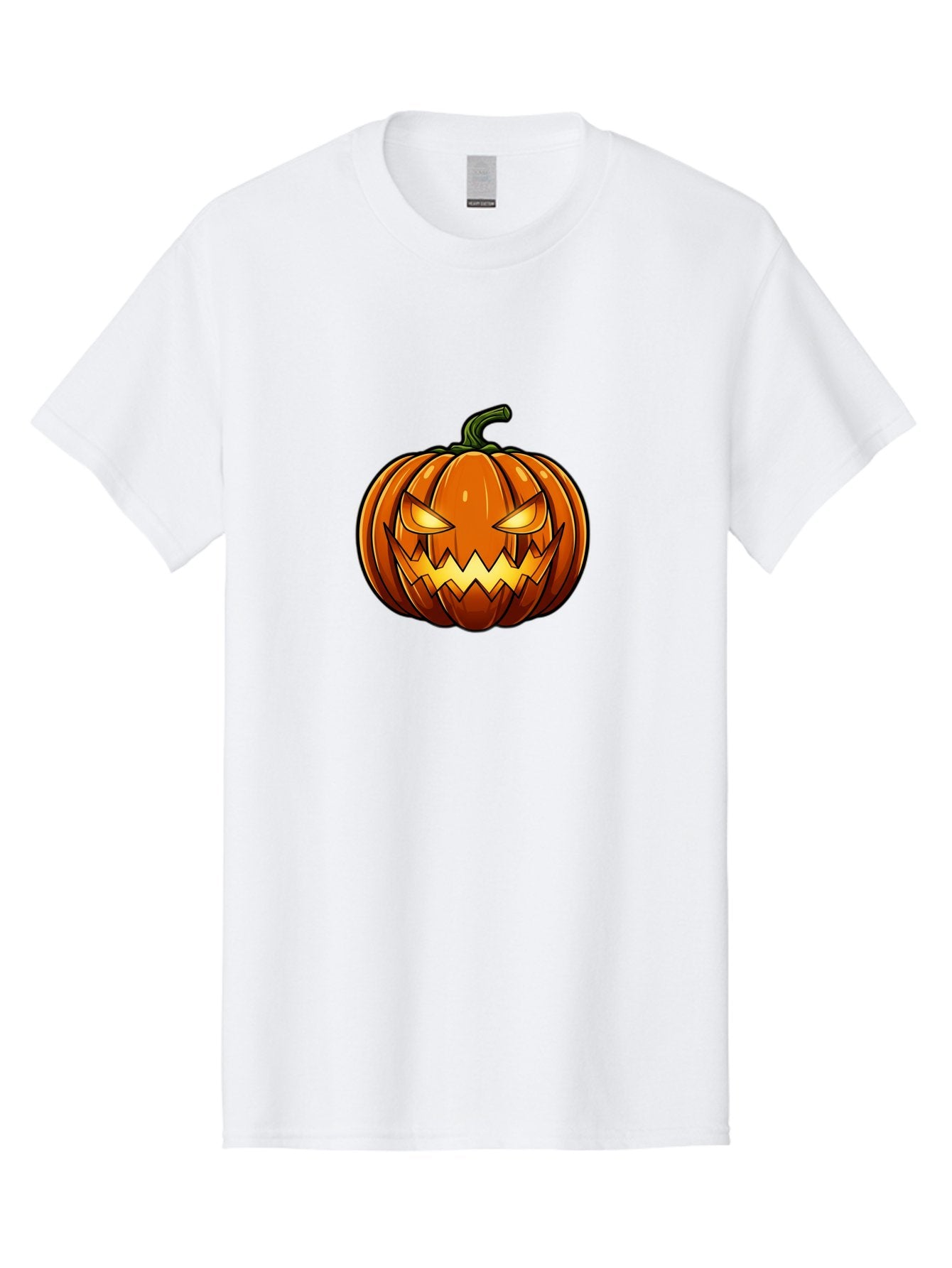 Jack-O-Lantern-2 Men'S Graphic Tee, 100% Cotton, Comfortable Casual Summer Wear, Machine Washable, Halloween Pumpkin, Jack O' Lantern, Spooky Face, Orange Pumpkin, Glowing Eyes, Scary Face, Autumn Decor, Festive Symbol, Seasonal Decoration Bad222 5