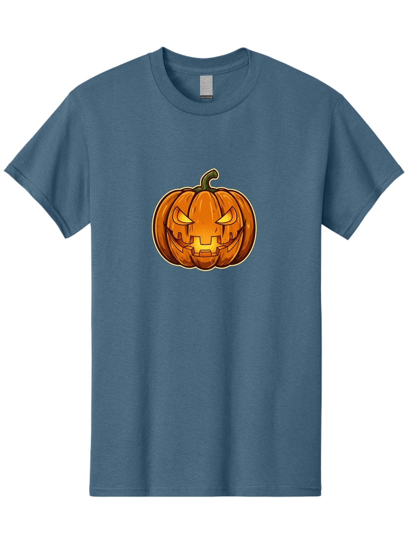 Jack-O-Lantern-4 Men'S Graphic Tee, 100% Cotton, Comfortable Casual Summer Wear, Machine Washable, Halloween Pumpkin, Jack O Lantern, Spooky Face, Orange Pumpkin, Cartoon Style, Autumn Decoration, Halloween Symbol, Seasonal Decor Bad224 10
