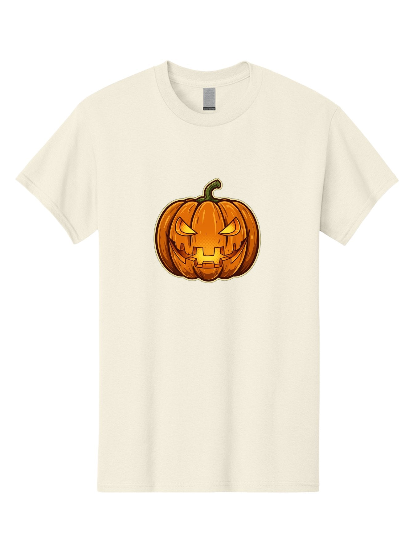 Jack-O-Lantern-4 Men'S Graphic Tee, 100% Cotton, Comfortable Casual Summer Wear, Machine Washable, Halloween Pumpkin, Jack O Lantern, Spooky Face, Orange Pumpkin, Cartoon Style, Autumn Decoration, Halloween Symbol, Seasonal Decor Bad224 4