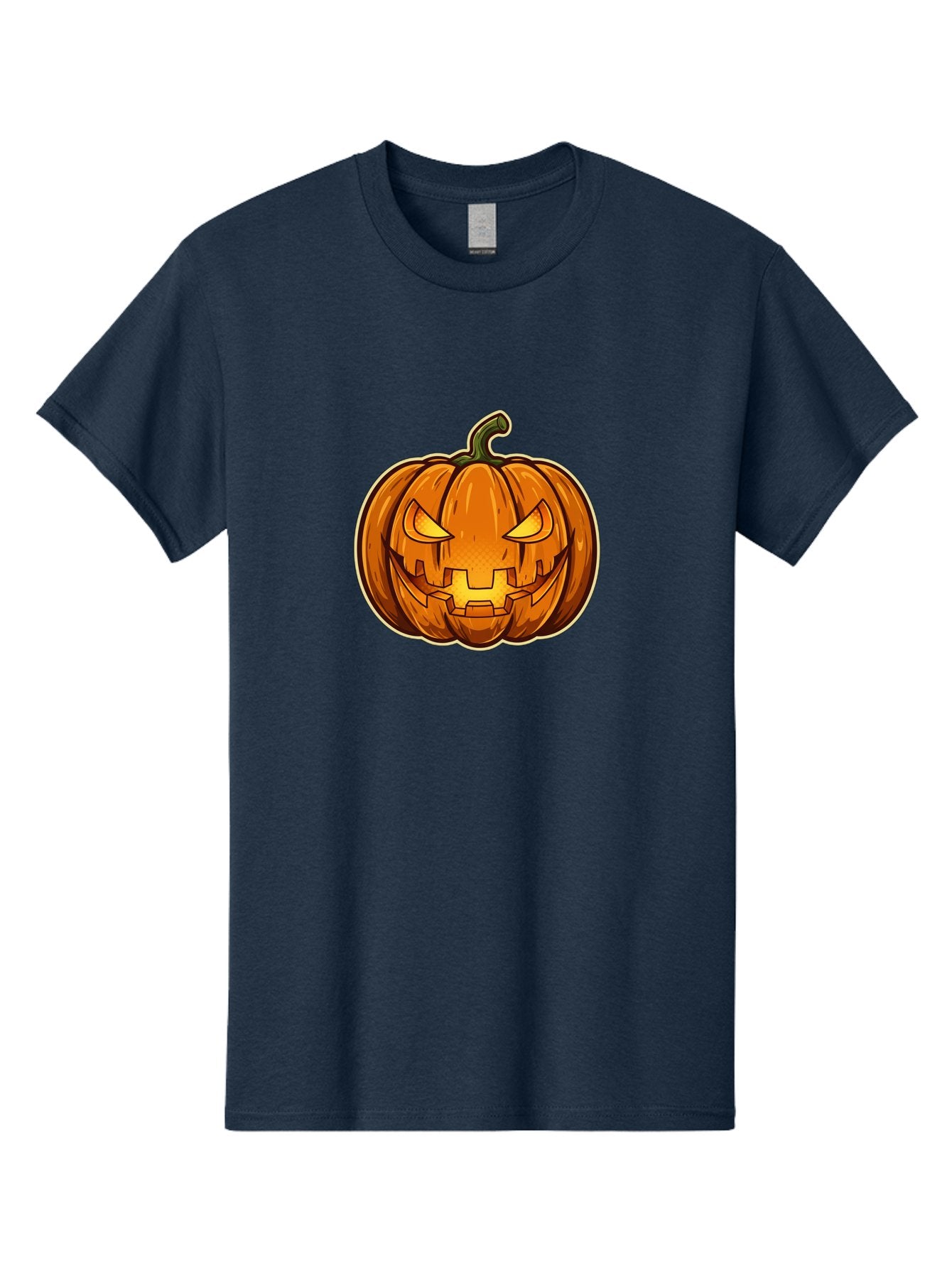 Jack-O-Lantern-4 Men'S Graphic Tee, 100% Cotton, Comfortable Casual Summer Wear, Machine Washable, Halloween Pumpkin, Jack O Lantern, Spooky Face, Orange Pumpkin, Cartoon Style, Autumn Decoration, Halloween Symbol, Seasonal Decor Bad224 6