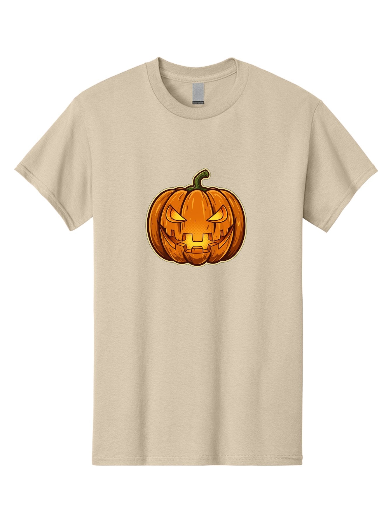 Jack-O-Lantern-4 Men'S Graphic Tee, 100% Cotton, Comfortable Casual Summer Wear, Machine Washable, Halloween Pumpkin, Jack O Lantern, Spooky Face, Orange Pumpkin, Cartoon Style, Autumn Decoration, Halloween Symbol, Seasonal Decor Bad224 9