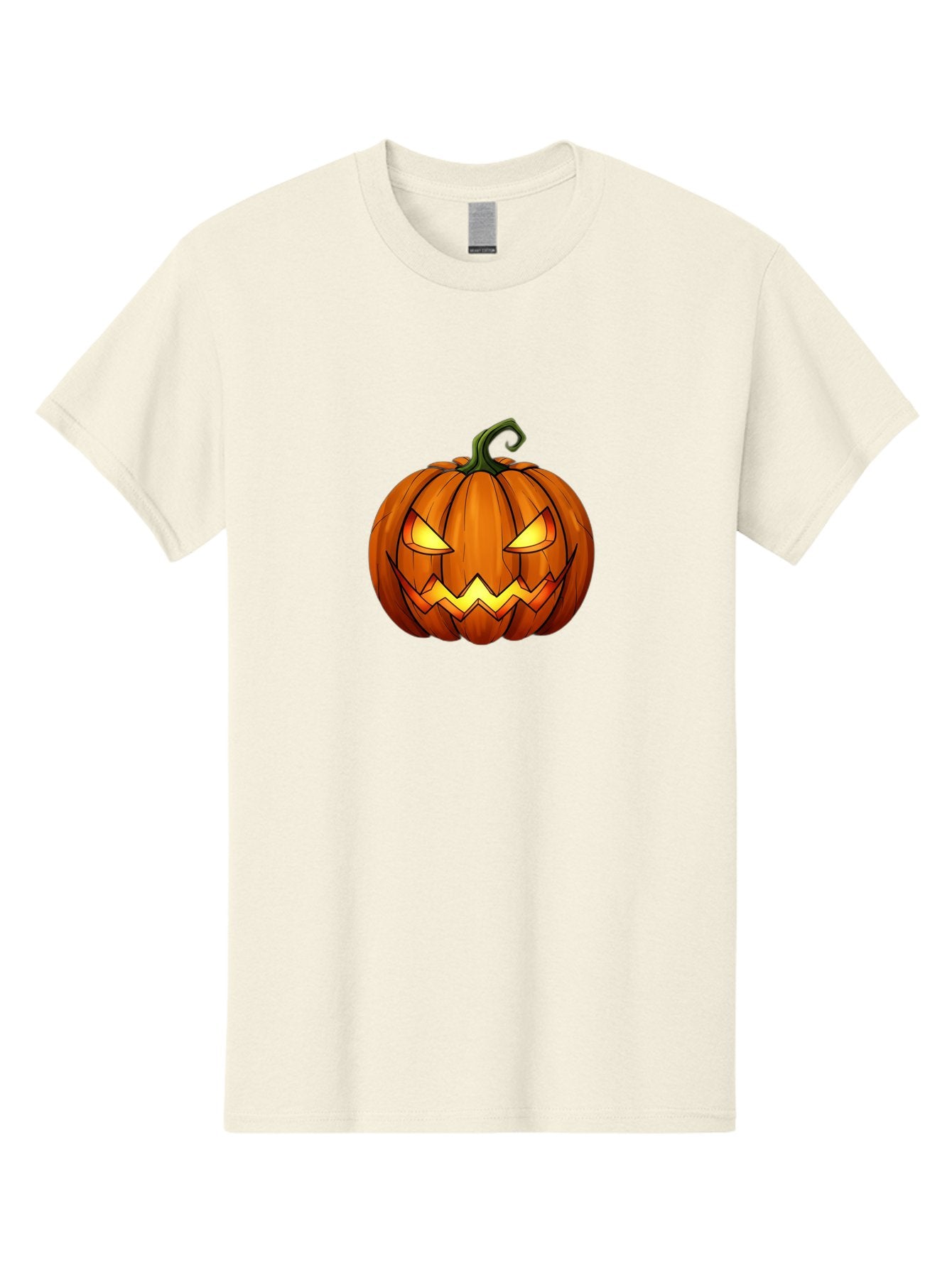 Jack-O-Lantern-Pumpkin Men'S Graphic Tee, 100% Cotton, Comfortable Casual Summer Wear, Machine Washable, Halloween Pumpkin, Carved Face, Glowing Eyes, Spooky Atmosphere, Autumnal Symbol, Festive Decor, Orange Gourd, Eerie Grin, Bad227 13
