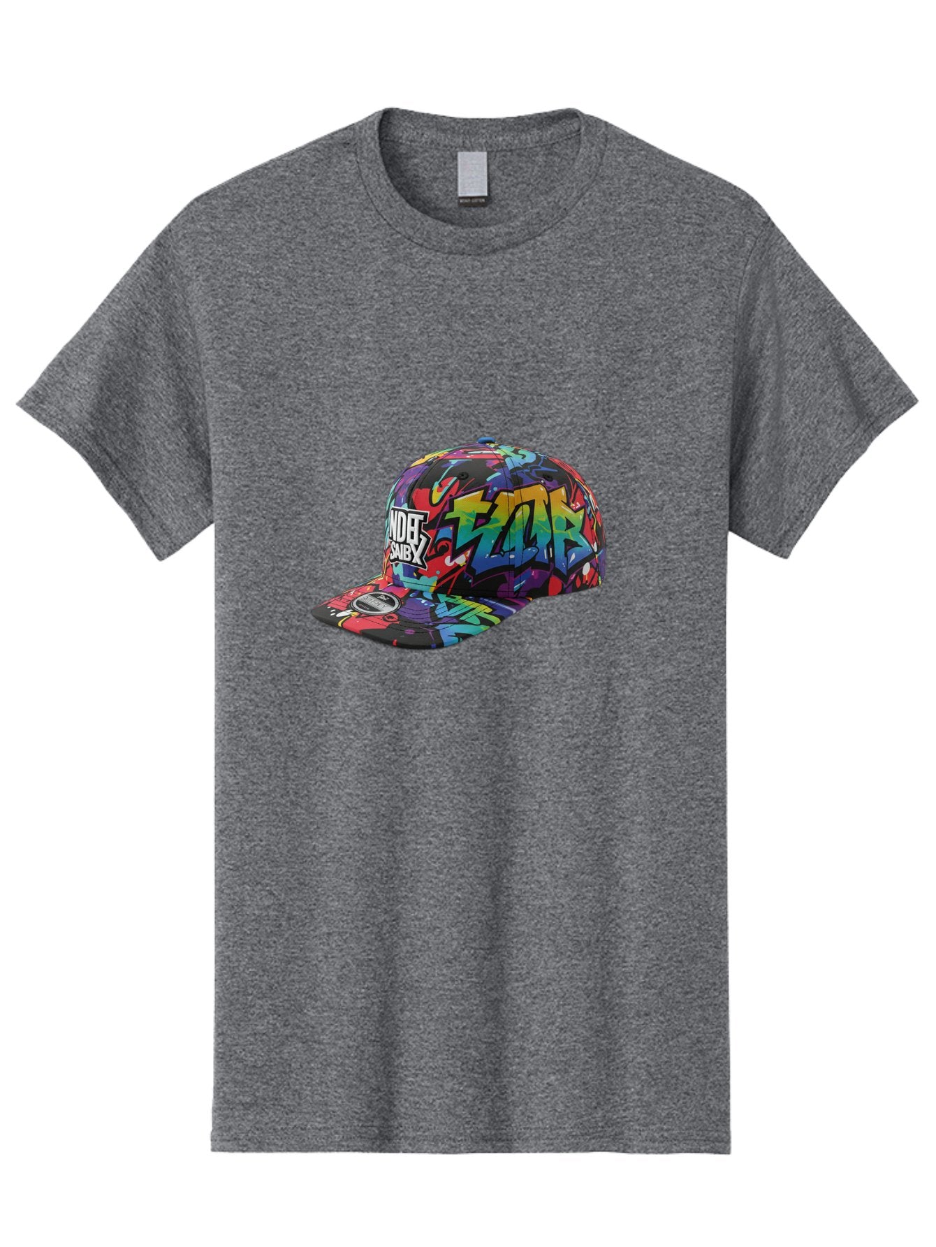 Kazr-Baseball-Cap Men'S Graphic Tee, 100% Cotton, Comfortable Casual Summer Wear, Machine Washable, Streetwear Fashion, Graffiti Art, Urban Style, Kansas Hat, Xsby Logo, Vibrant Colors, Bold Design, Casual Wear, Trendy Accessory Bad251
