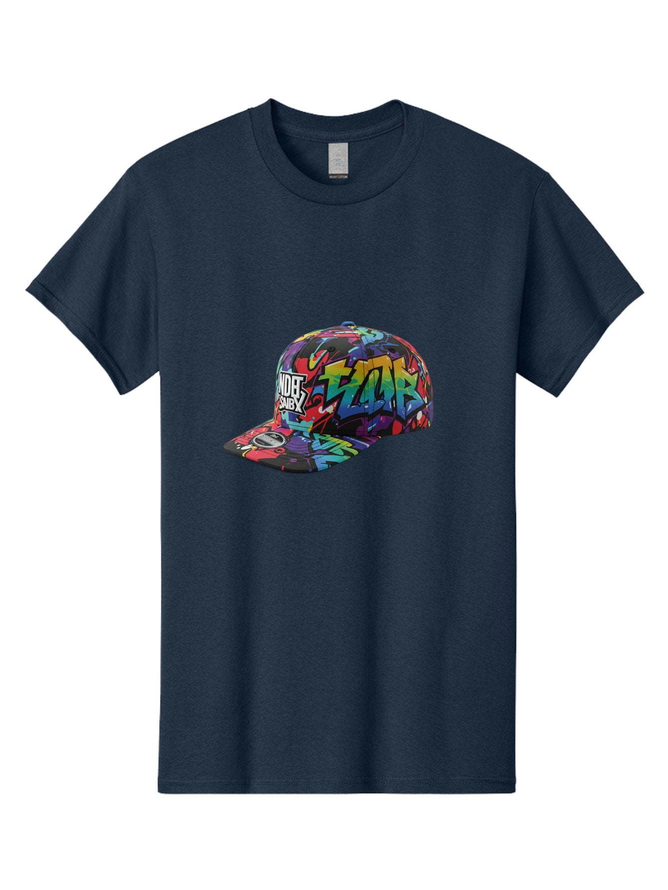 Kazr-Baseball-Cap Men'S Graphic Tee, 100% Cotton, Comfortable Casual Summer Wear, Machine Washable, Streetwear Fashion, Graffiti Art, Urban Style, Kansas Hat, Xsby Logo, Vibrant Colors, Bold Design, Casual Wear, Trendy Accessory Bad251 9