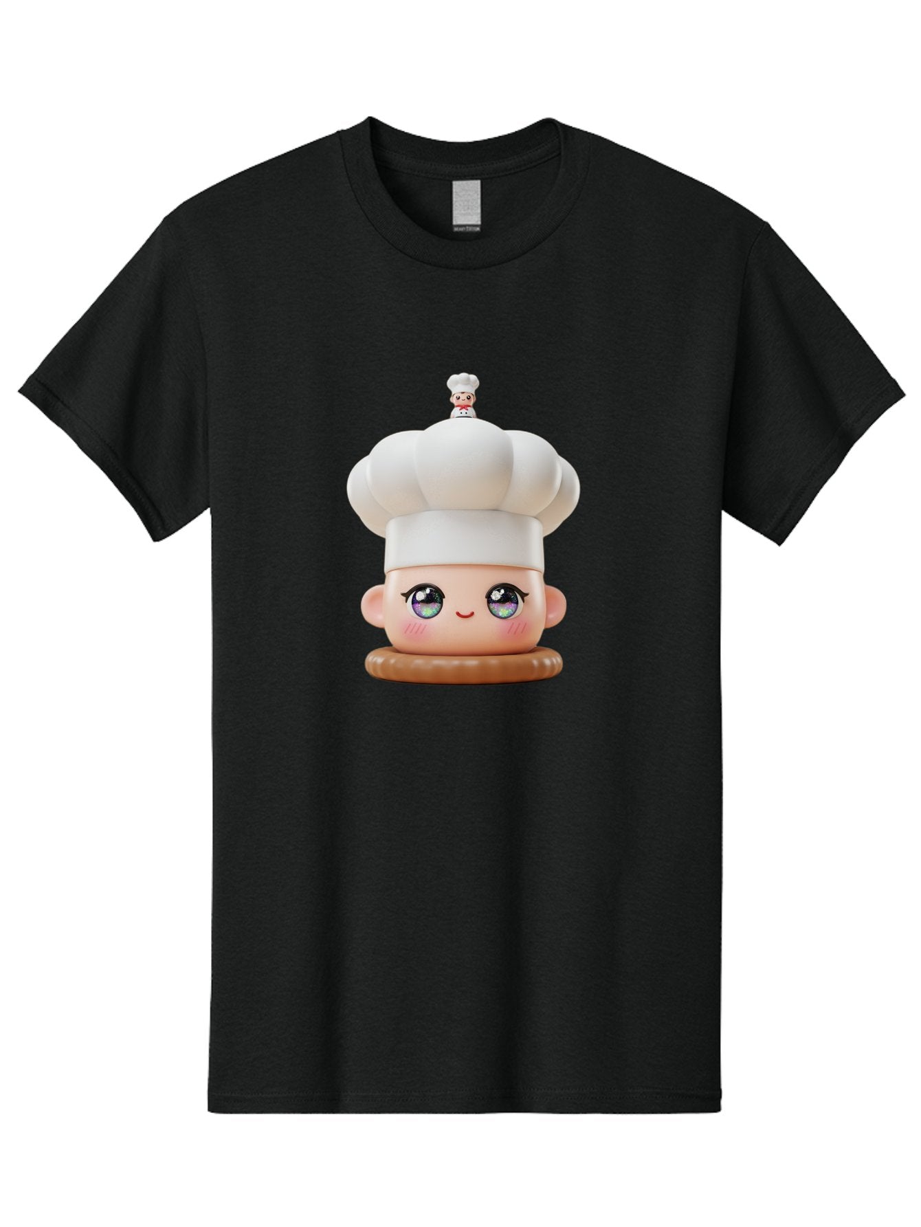 L-O-L-Surprise-Chef Men'S Graphic Tee, 100% Cotton, Comfortable Casual Summer Wear, Machine Washable, Kawaii Chef Figurine, Cute Chef Hat, Cartoon Character, Pastel Colors, Chef Toy, Adorable Face, Collector'S Item, Whimsical Design, Bad255 11