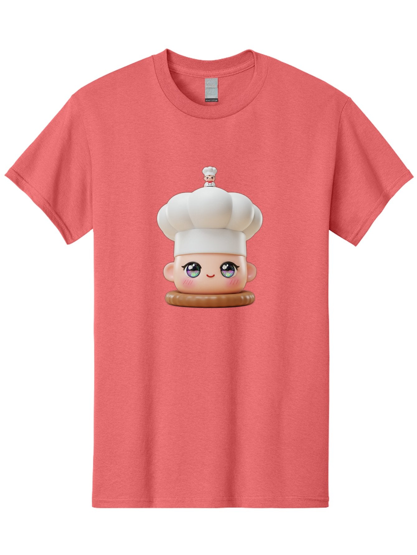 L-O-L-Surprise-Chef Men'S Graphic Tee, 100% Cotton, Comfortable Casual Summer Wear, Machine Washable, Kawaii Chef Figurine, Cute Chef Hat, Cartoon Character, Pastel Colors, Chef Toy, Adorable Face, Collector'S Item, Whimsical Design, Bad255 15