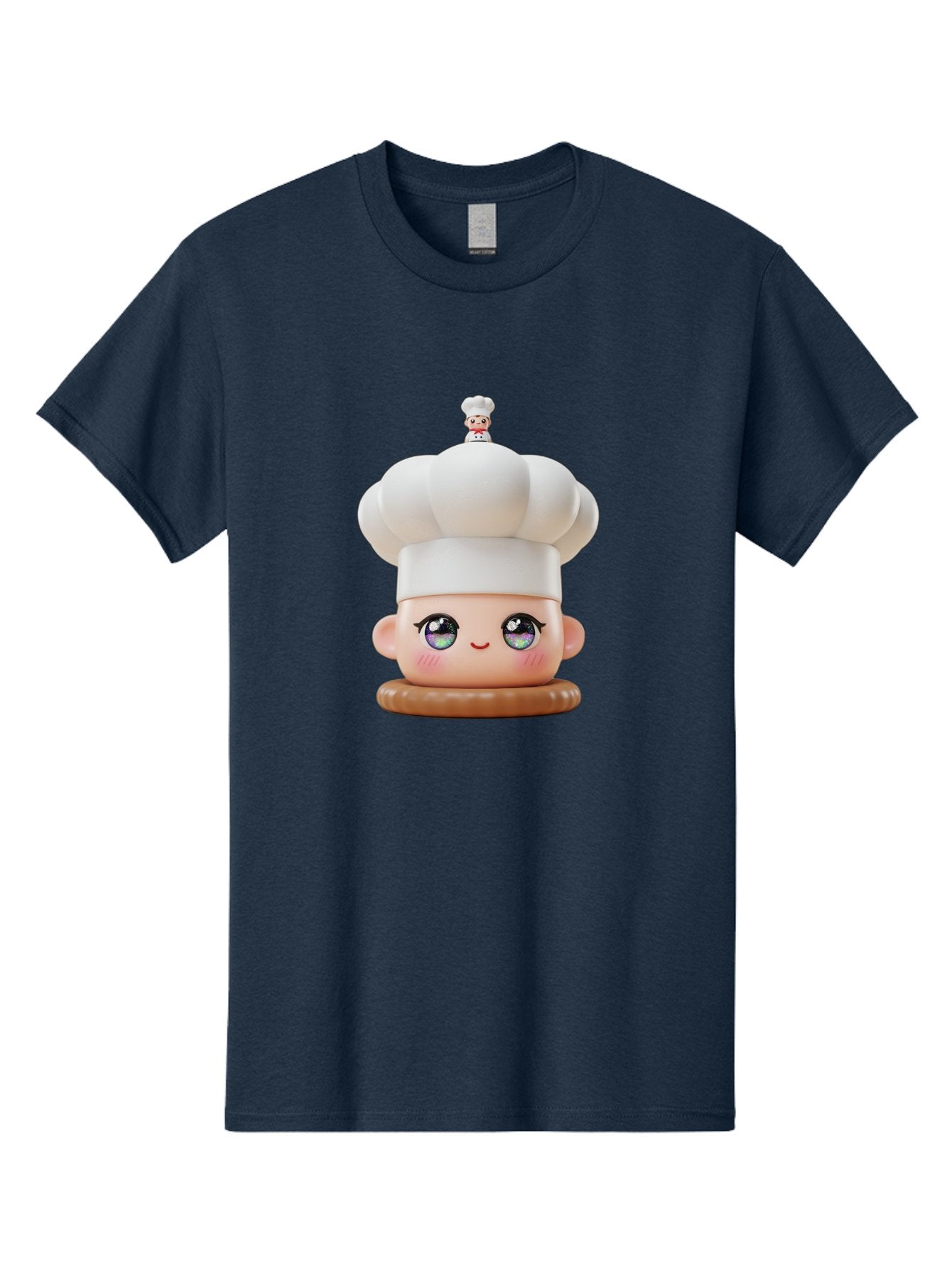 L-O-L-Surprise-Chef Men'S Graphic Tee, 100% Cotton, Comfortable Casual Summer Wear, Machine Washable, Kawaii Chef Figurine, Cute Chef Hat, Cartoon Character, Pastel Colors, Chef Toy, Adorable Face, Collector'S Item, Whimsical Design, Bad255 12
