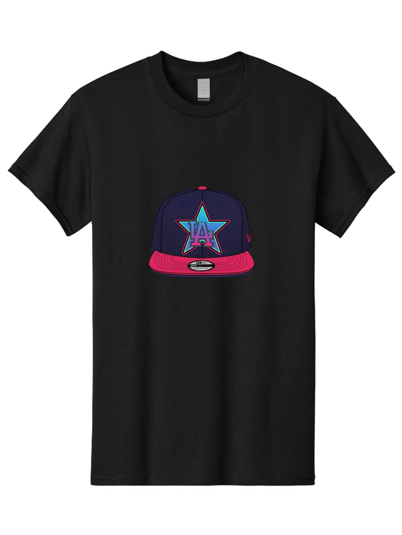 La-Star-Baseball-Cap Men'S Graphic Tee, 100% Cotton, Comfortable Casual Summer Wear, Machine Washable, La Star Logo, Baseball Cap, Snapback Hat, Streetwear Fashion, Urban Style, Vibrant Colors, Los Angeles, Trendy Accessories, Cap Design Bad256 13