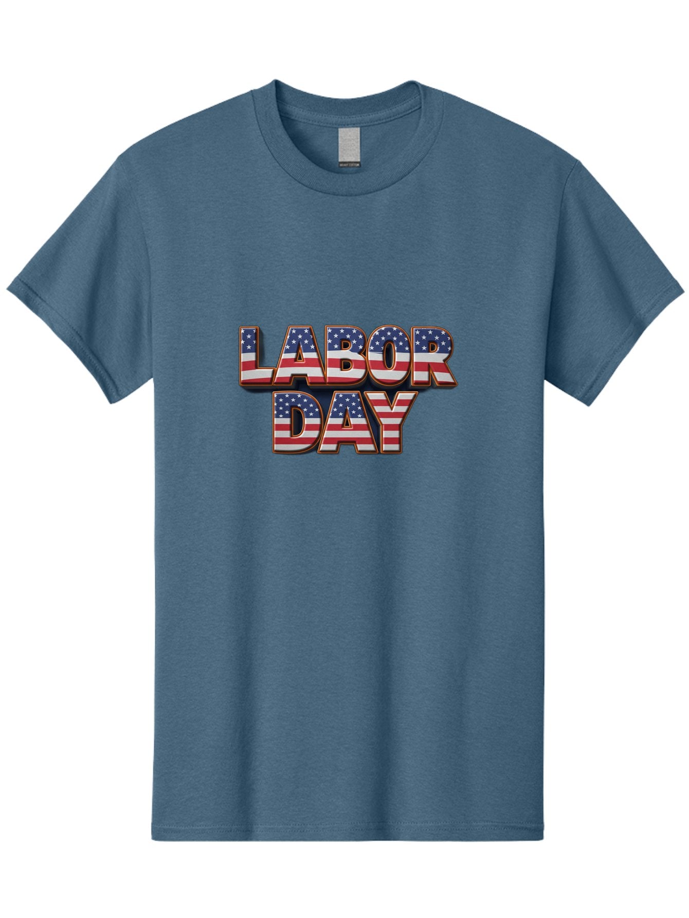 Labor-Day-1 Men'S Graphic Tee, 100% Cotton, Comfortable Casual Summer Wear, Machine Washable, Labor Day, Patriotic Theme, American Flag, Red White And Blue, Independence Day, 4Th Of July, Stars And Stripes, Usa, National Holiday, Celebration Bad257 11