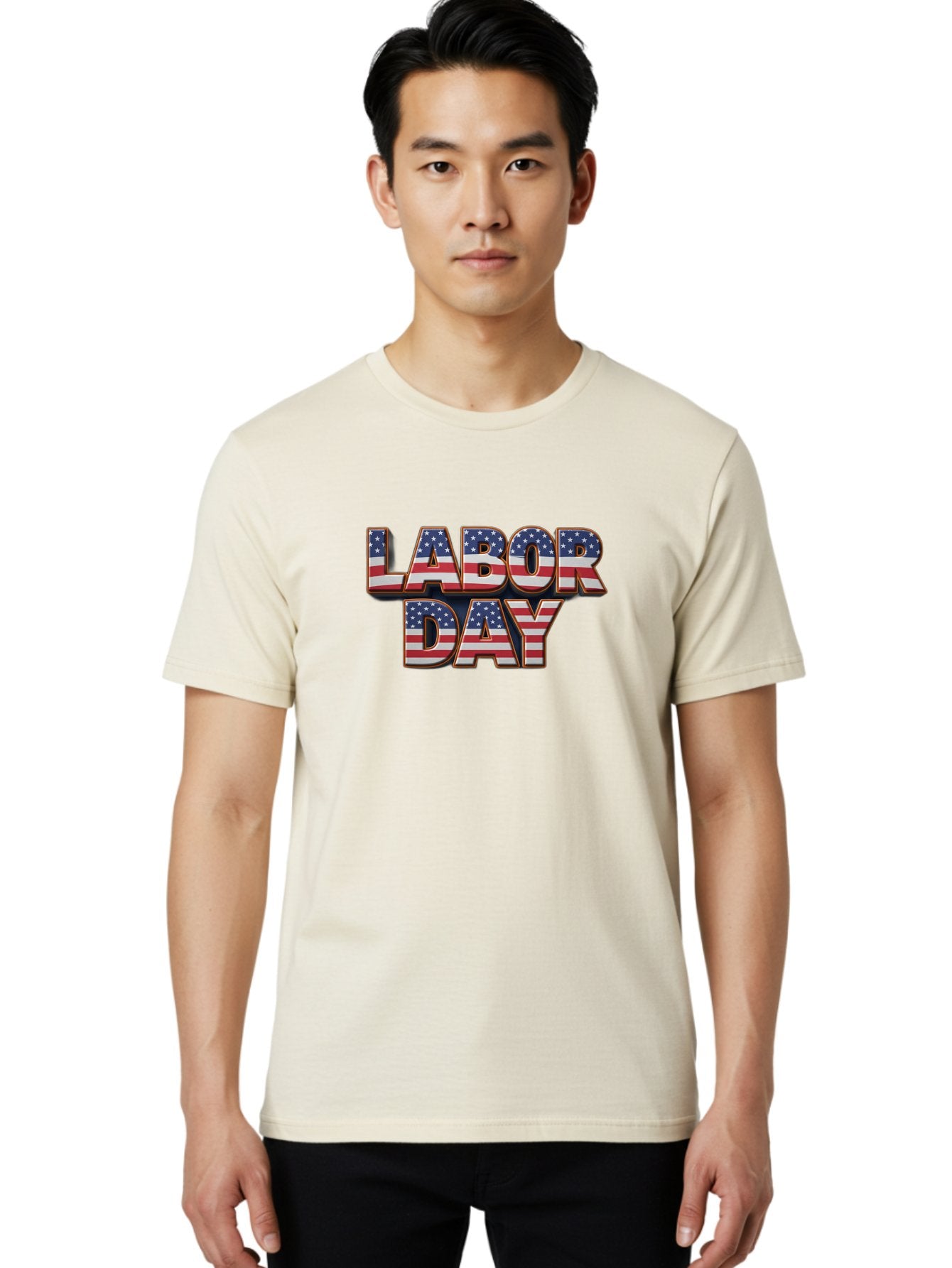 Labor-Day-1 Men'S Graphic Tee, 100% Cotton, Comfortable Casual Summer Wear, Machine Washable, Labor Day, Patriotic Theme, American Flag, Red White And Blue, Independence Day, 4Th Of July, Stars And Stripes, Usa, National Holiday, Celebration Bad257 28