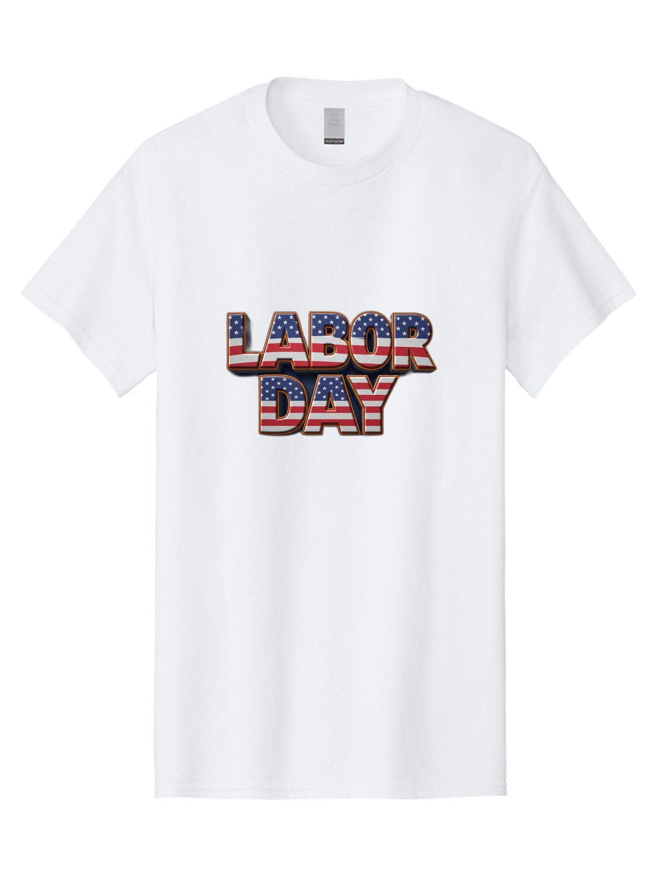 Labor-Day-1 Men'S Graphic Tee, 100% Cotton, Comfortable Casual Summer Wear, Machine Washable, Labor Day, Patriotic Theme, American Flag, Red White And Blue, Independence Day, 4Th Of July, Stars And Stripes, Usa, National Holiday, Celebration Bad257 13