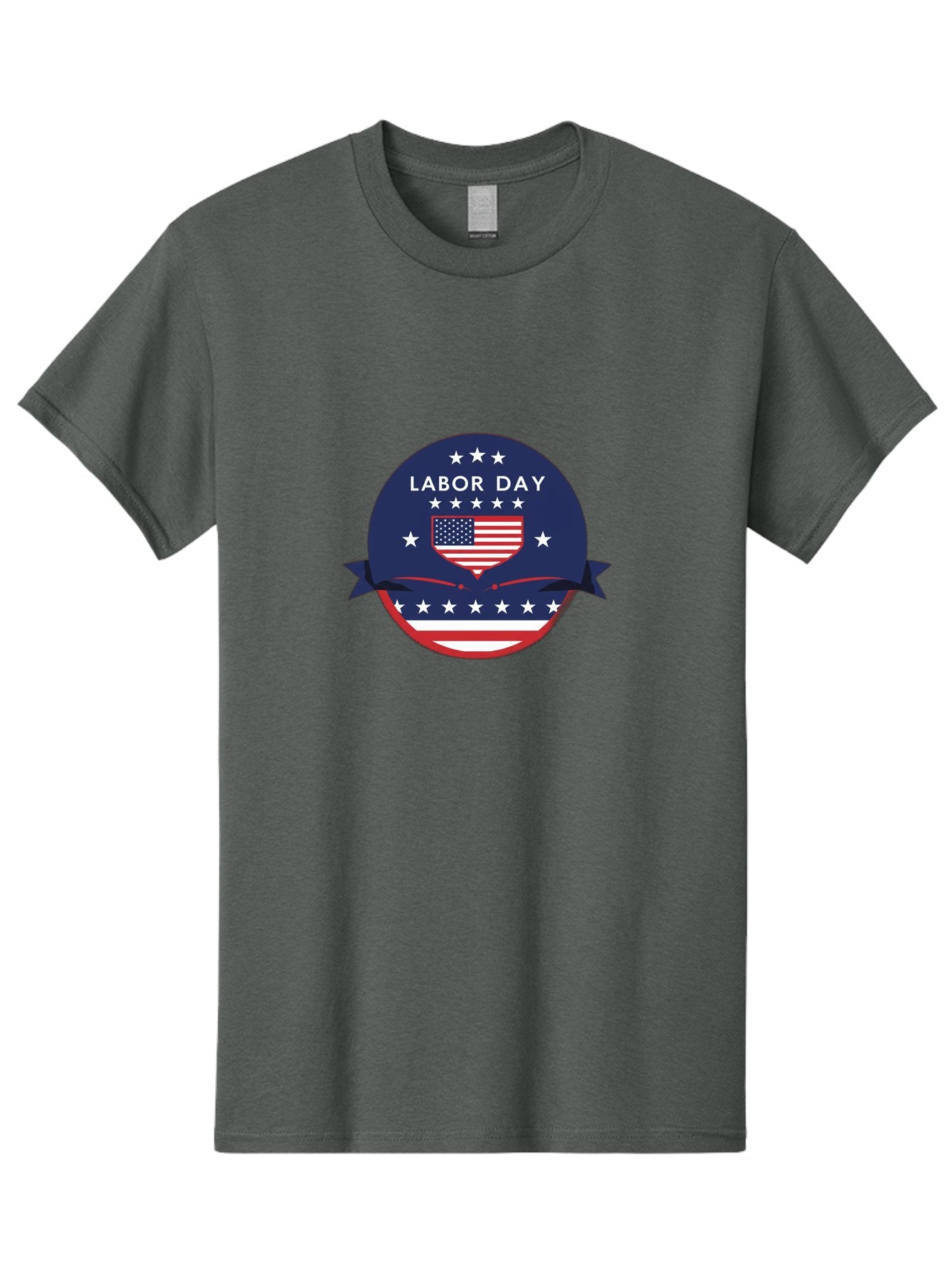 Labor-Day-3 Men'S Graphic Tee, 100% Cotton, Comfortable Casual Summer Wear, Machine Washable, Labor Day Graphic, American Flag, Patriotic Design, Usa Stars, Red White Blue Colors, Federal Holiday, Workers' Rights, Us Labor Movement Bad259 15