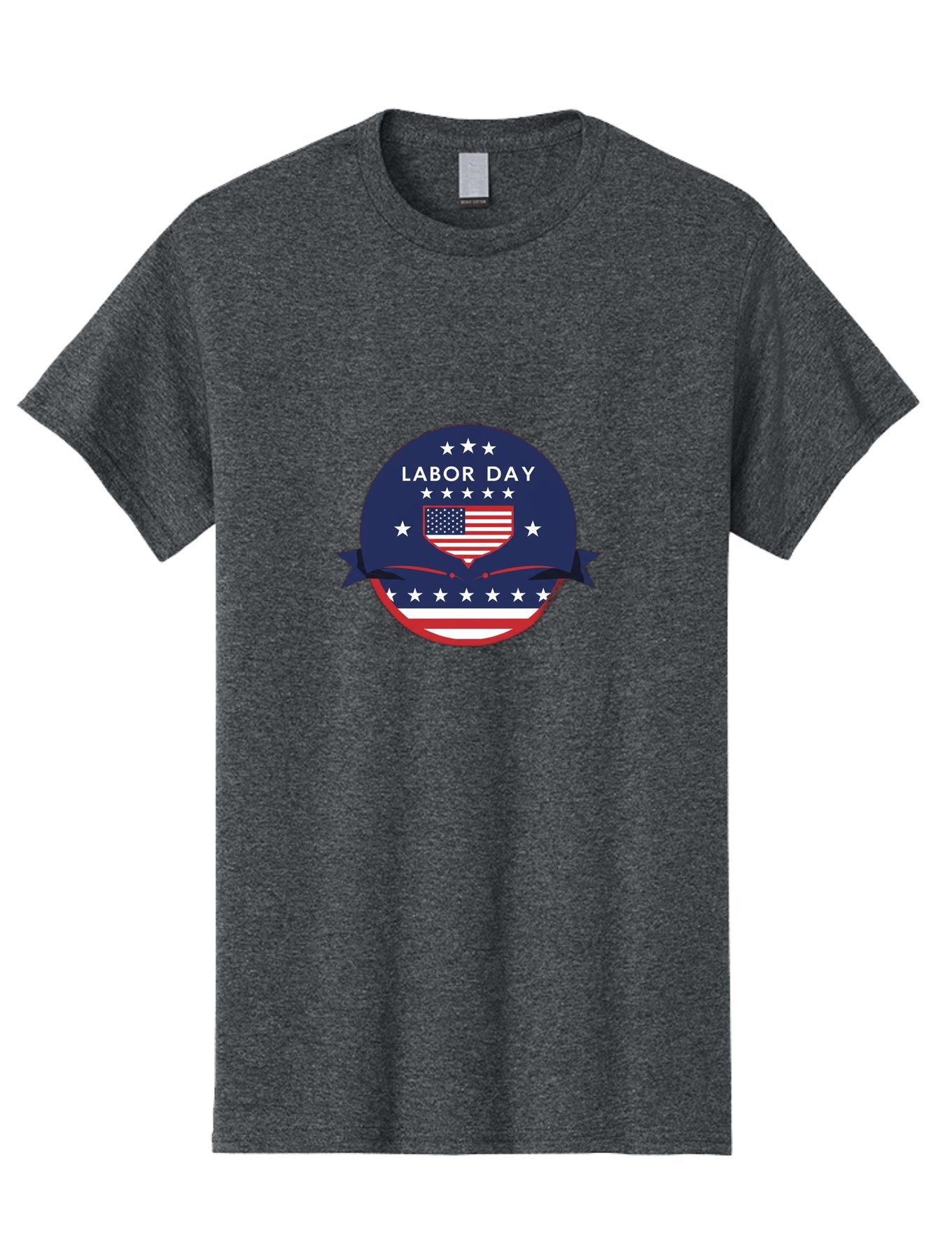 Labor-Day-3 Men'S Graphic Tee, 100% Cotton, Comfortable Casual Summer Wear, Machine Washable, Labor Day Graphic, American Flag, Patriotic Design, Usa Stars, Red White Blue Colors, Federal Holiday, Workers' Rights, Us Labor Movement Bad259