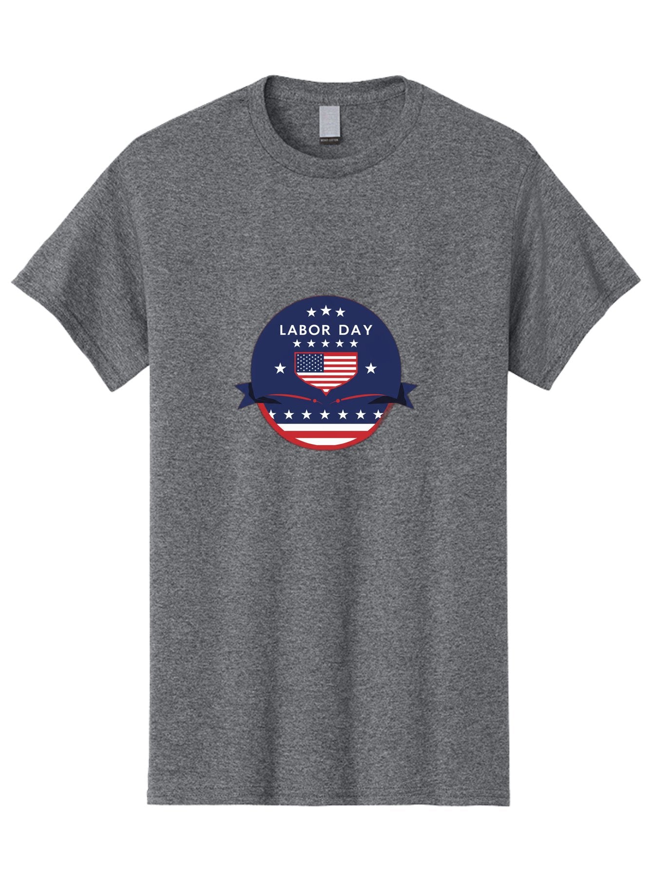 Labor-Day-3 Men'S Graphic Tee, 100% Cotton, Comfortable Casual Summer Wear, Machine Washable, Labor Day Graphic, American Flag, Patriotic Design, Usa Stars, Red White Blue Colors, Federal Holiday, Workers' Rights, Us Labor Movement Bad259 6