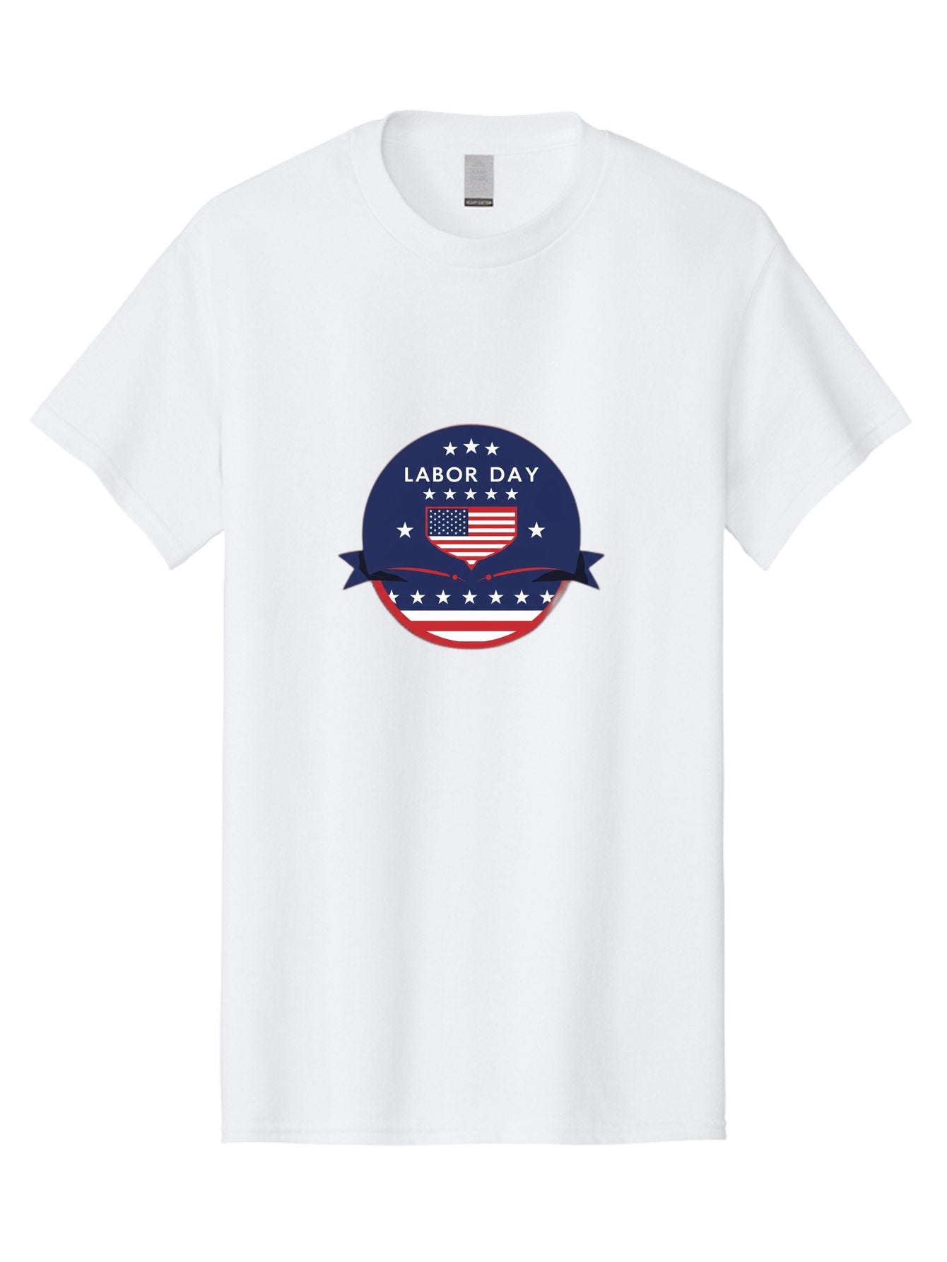 Labor-Day-3 Men'S Graphic Tee, 100% Cotton, Comfortable Casual Summer Wear, Machine Washable, Labor Day Graphic, American Flag, Patriotic Design, Usa Stars, Red White Blue Colors, Federal Holiday, Workers' Rights, Us Labor Movement Bad259 7