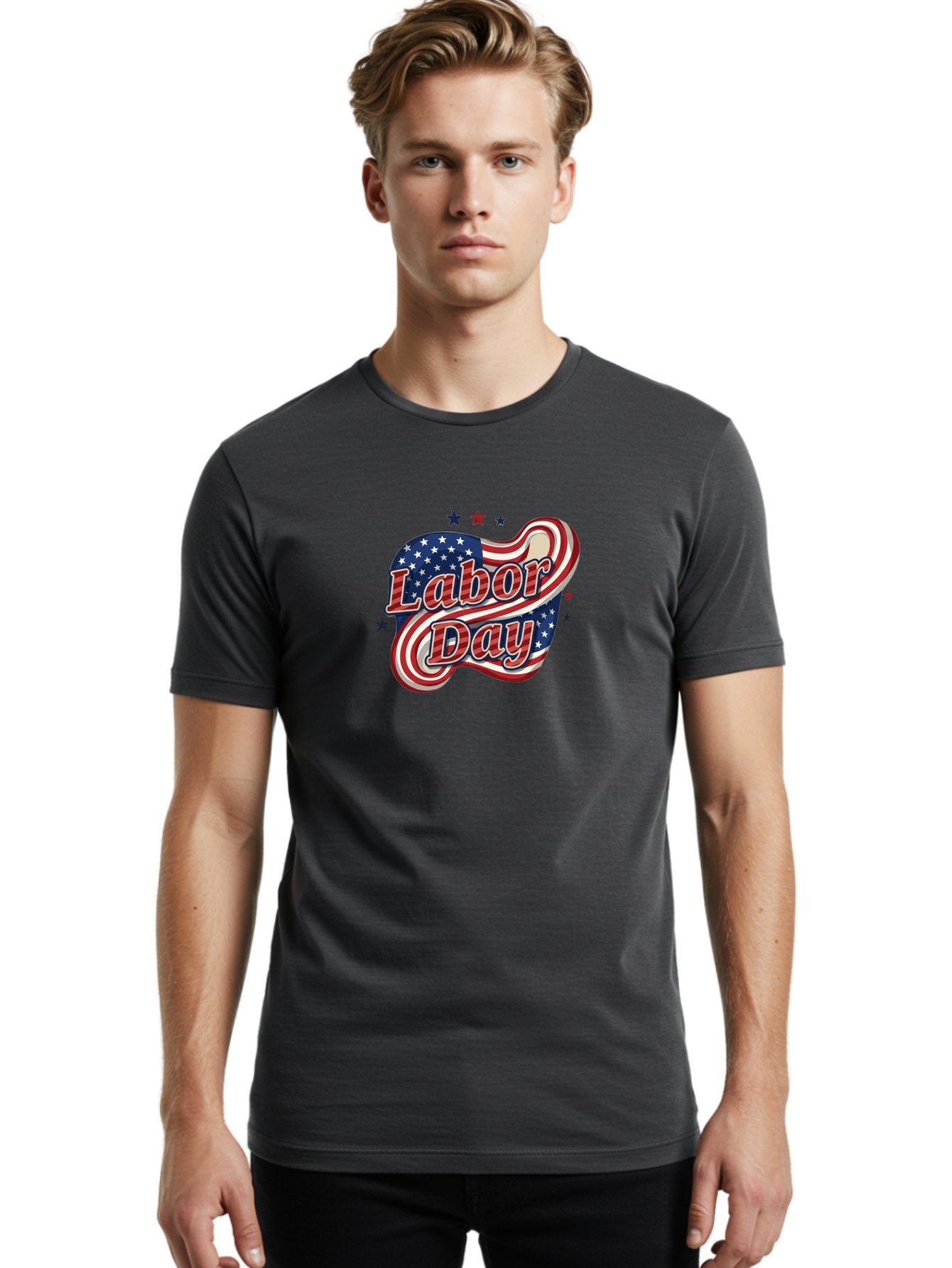 Labor-Day-4 Men'S Graphic Tee, 100% Cotton, Comfortable Casual Summer Wear, Machine Washable, Labor Day Celebration, American Flag, Red White And Blue, Patriotic Theme, Festive Design, Labor Day Sale, Stars And Stripes Bad260 28