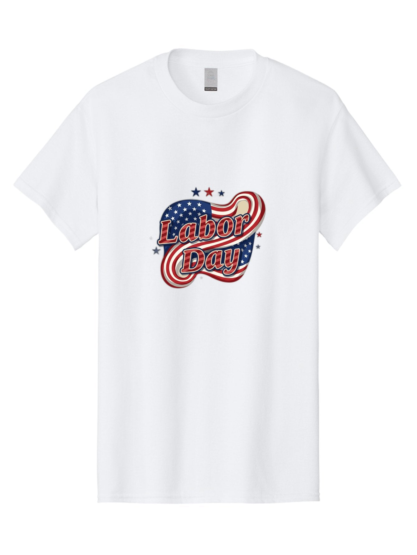 Labor-Day-4 Men'S Graphic Tee, 100% Cotton, Comfortable Casual Summer Wear, Machine Washable, Labor Day Celebration, American Flag, Red White And Blue, Patriotic Theme, Festive Design, Labor Day Sale, Stars And Stripes Bad260