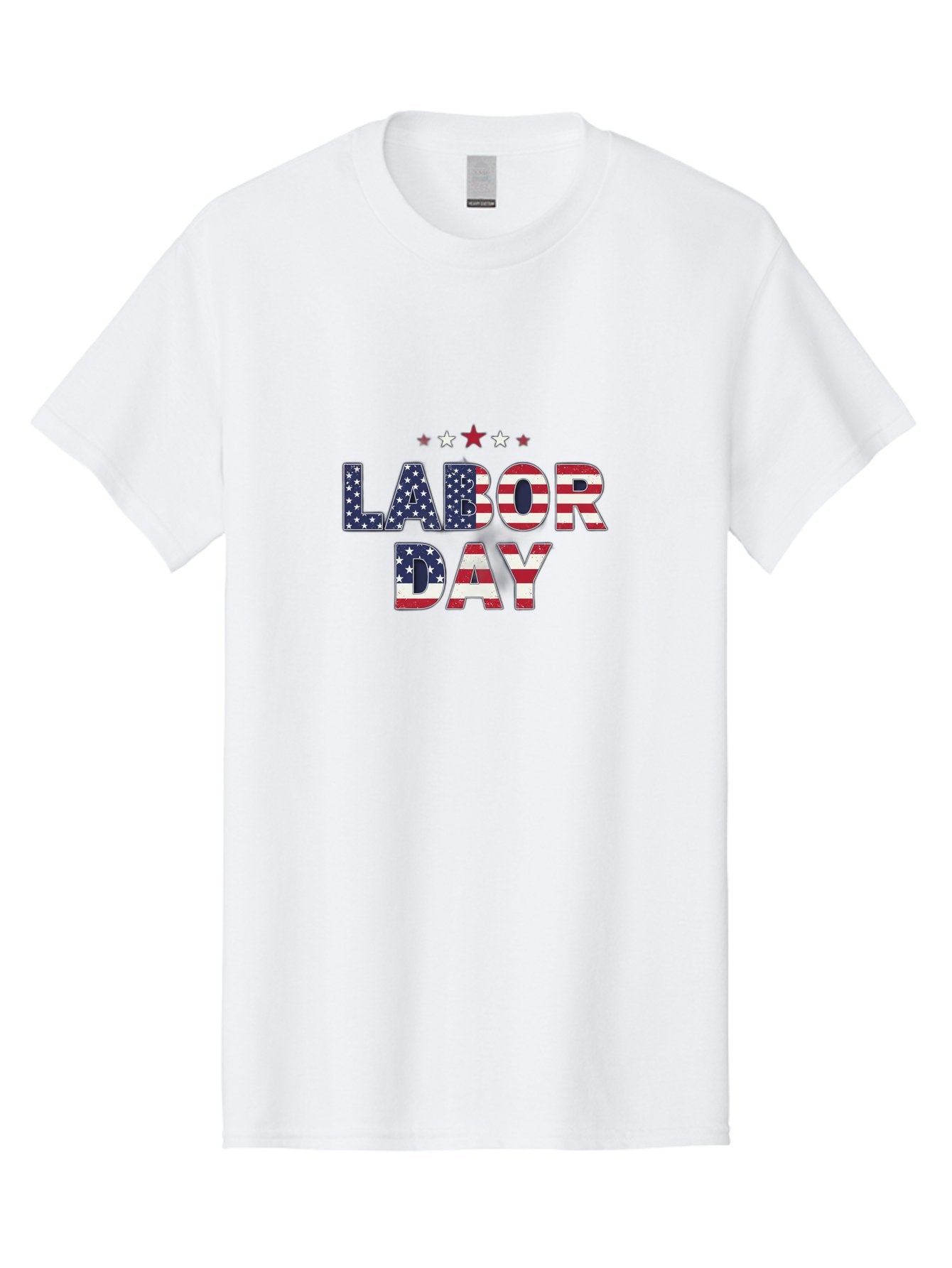 Labor-Day-6 Men'S Graphic Tee, 100% Cotton, Comfortable Casual Summer Wear, Machine Washable, Labor Day, Patriotic Text, American Flag Pattern, Red White And Blue, Stars And Stripes, Holiday Celebration, Us National Holiday Bad262 5