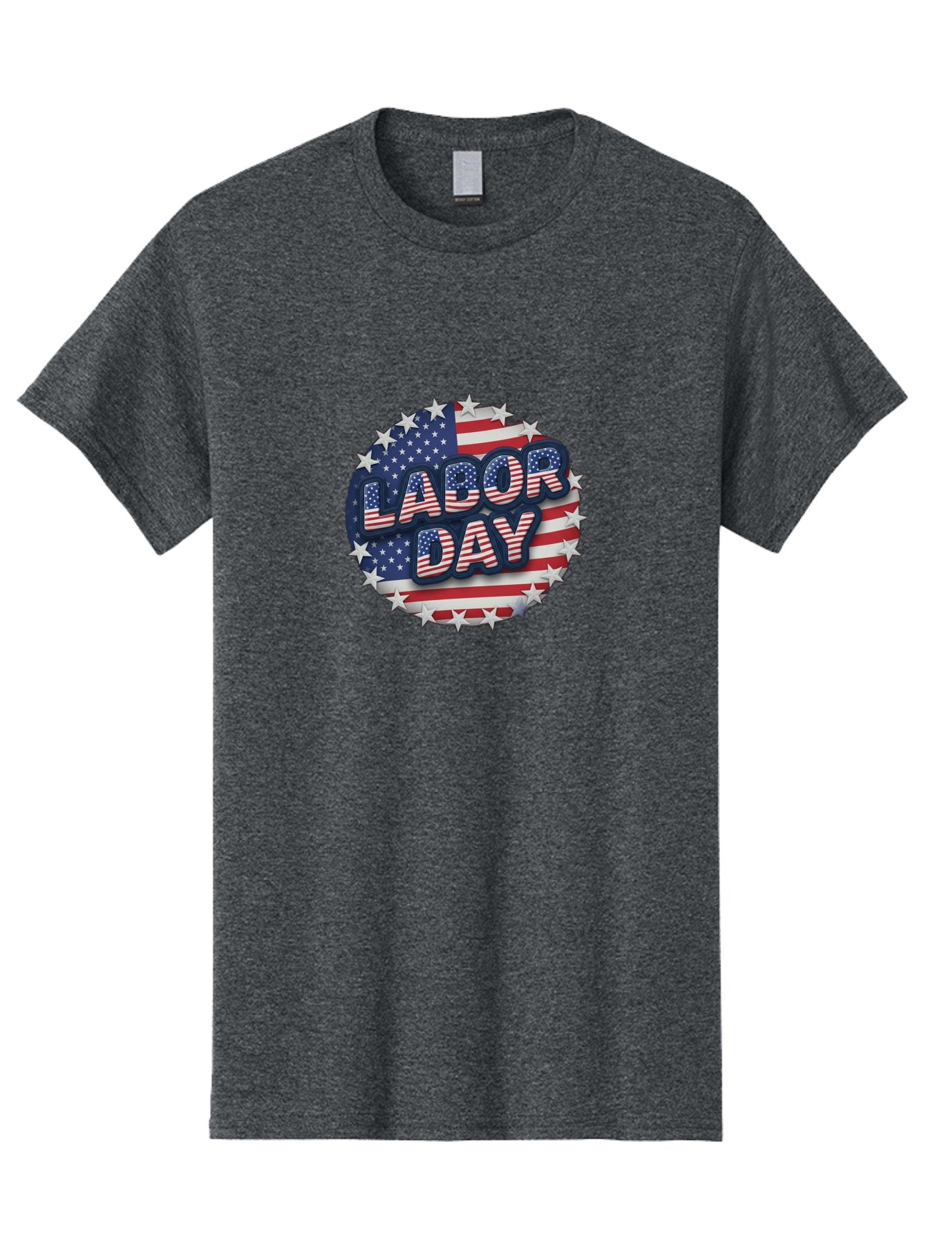 Labor-Day Men'S Graphic Tee, 100% Cotton, Comfortable Casual Summer Wear, Machine Washable, Labor Day, American Flag, Patriotic Theme, Red White And Blue, Independence Day, Usa, Stars And Stripes Bad263 14
