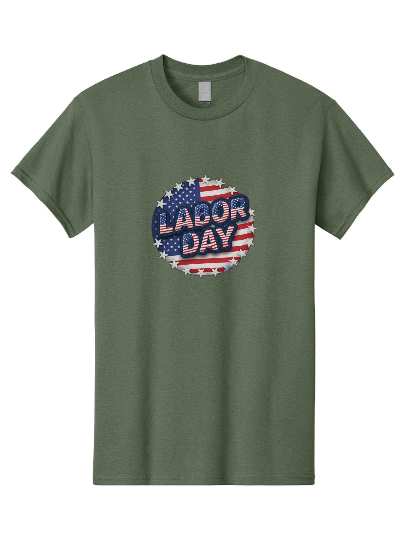 Labor-Day Men'S Graphic Tee, 100% Cotton, Comfortable Casual Summer Wear, Machine Washable, Labor Day, American Flag, Patriotic Theme, Red White And Blue, Independence Day, Usa, Stars And Stripes Bad263 12