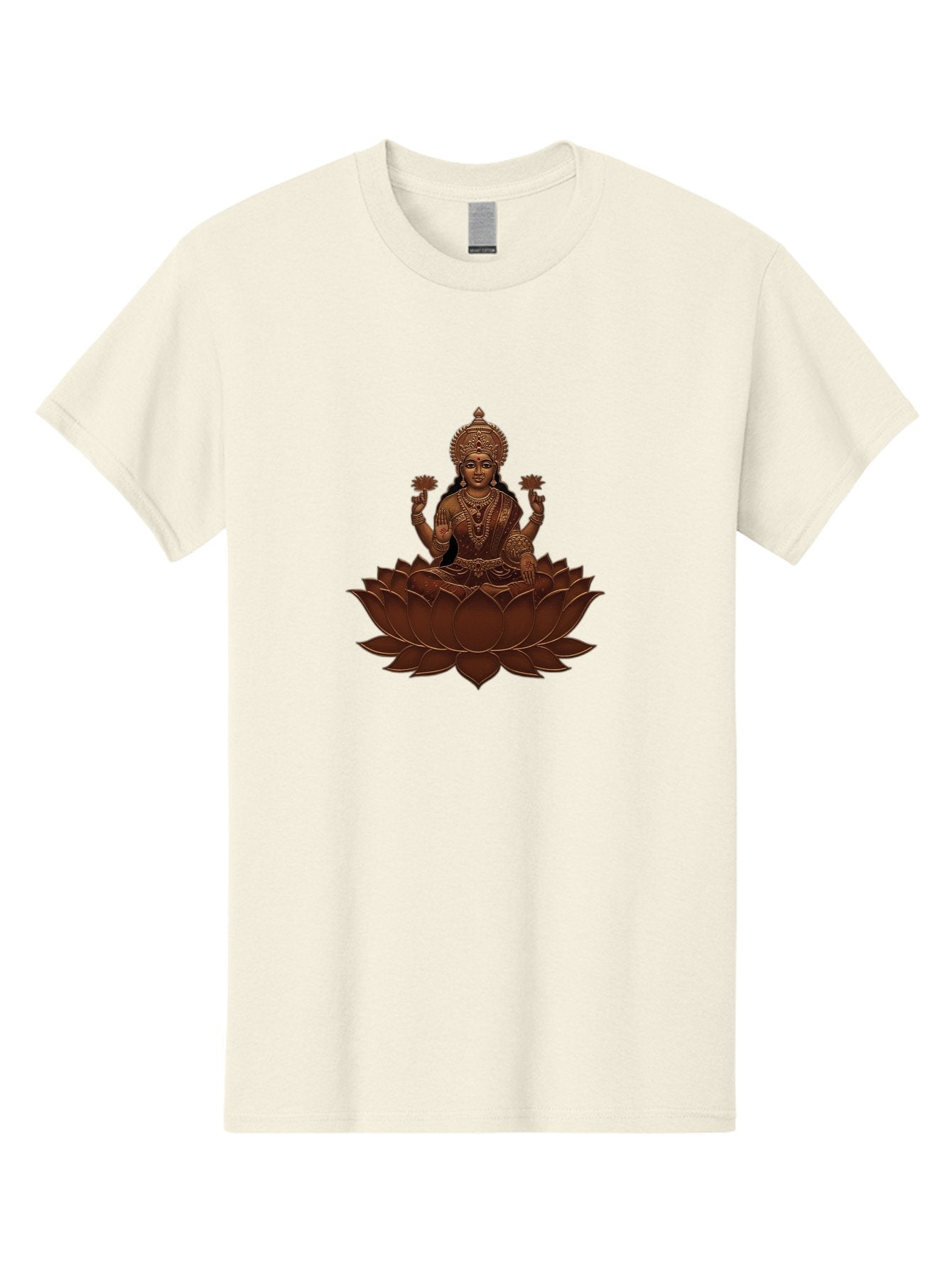 Lakshmi-1 Men'S Graphic Tee, 100% Cotton, Comfortable Casual Summer Wear, Machine Washable, Goddess Lakshmi, Lotus Flower, Spiritual Symbolism, Hindu Deity, Prosperity, Good Fortune, Spiritual Growth, Meditation, Yoga, Wellness, Inner Peace, Bad265 12