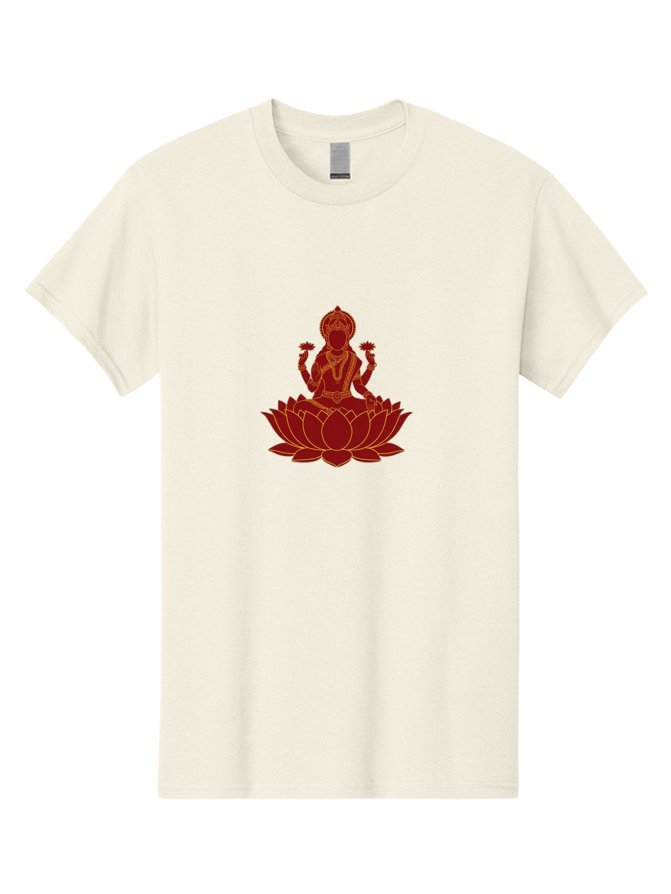 Lakshmi-Lotus Men'S Graphic Tee, 100% Cotton, Comfortable Casual Summer Wear, Machine Washable, Goddess On Lotus, Lotus Flower, Spiritual Symbolism, Meditation, Mindfulness, Spiritual Growth, Inner Peace, Yoga, Wellness, Feminine Energy, Bad269 12