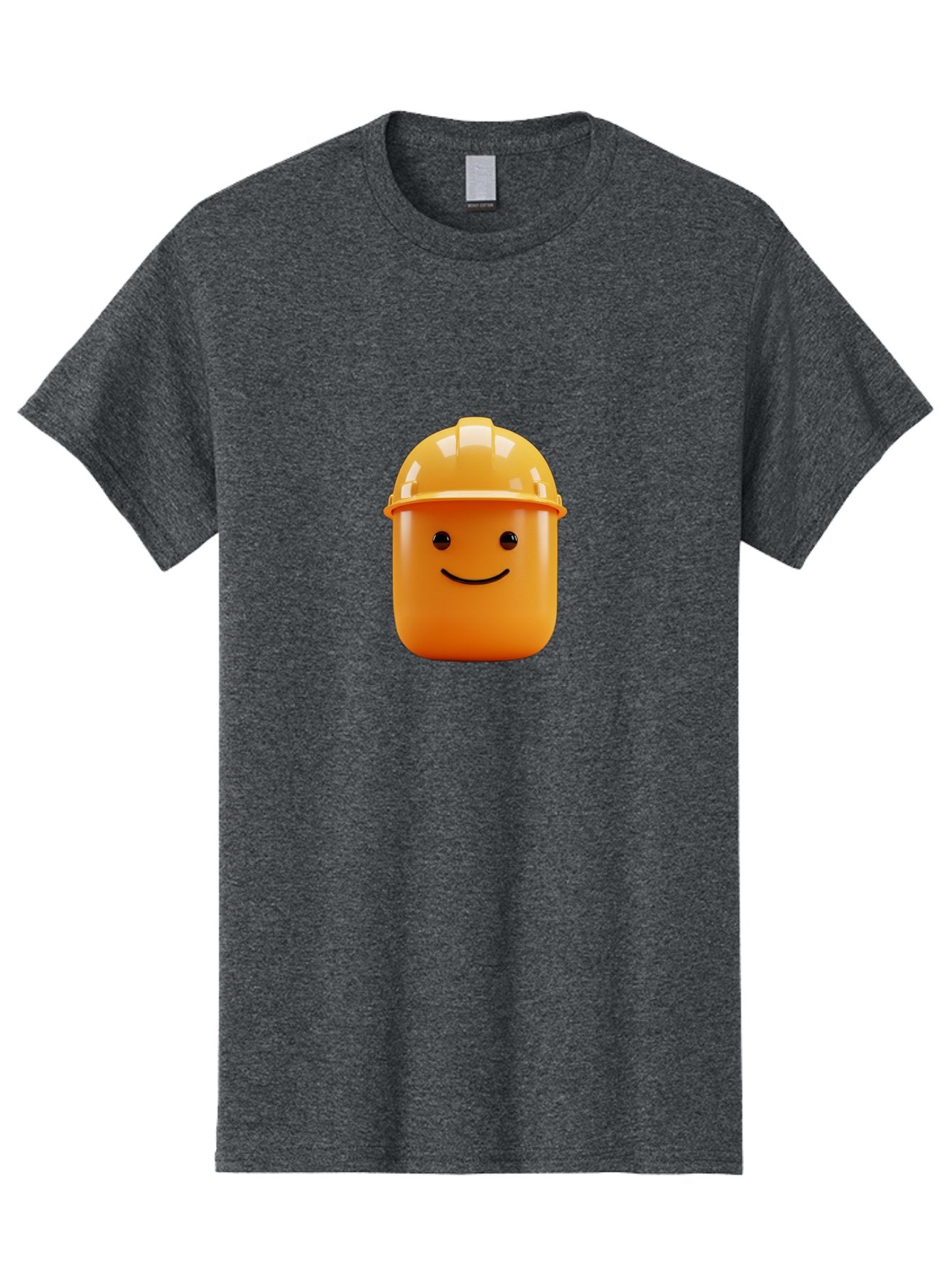 Lego-Minifigure-Head Men'S Graphic Tee, 100% Cotton, Comfortable Casual Summer Wear, Machine Washable, Lego Minifigure Head, Yellow Hard Hat, Smiling Face, Cartoon Character, Construction Theme, Playful Design, Fun Graphic, Lego Character, Bad276 6