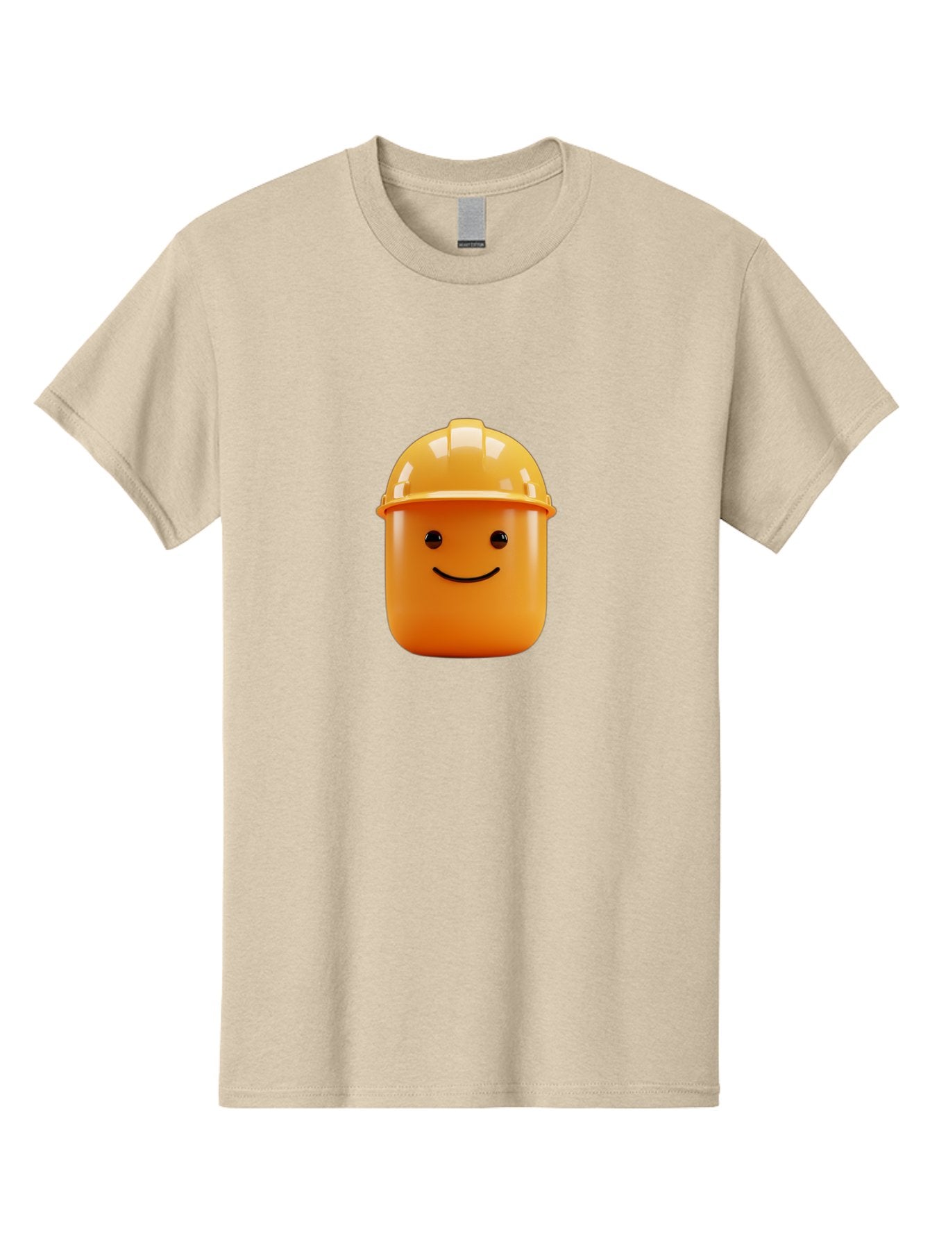Lego-Minifigure-Head Men'S Graphic Tee, 100% Cotton, Comfortable Casual Summer Wear, Machine Washable, Lego Minifigure Head, Yellow Hard Hat, Smiling Face, Cartoon Character, Construction Theme, Playful Design, Fun Graphic, Lego Character, Bad276 10