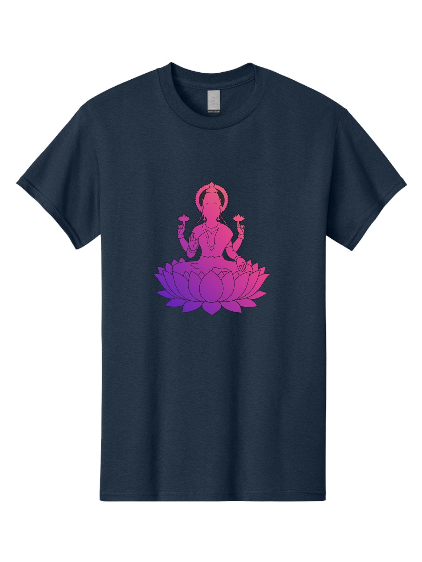 Lotus-Goddess Men'S Graphic Tee, 100% Cotton, Comfortable Casual Summer Wear, Machine Washable, Lotus Flower, Goddess, Meditation, Spirituality, Peace, Serenity, Yoga, Zen, Mindfulness, Sacred Geometry, Lotus Position, Spiritual Awakening Bad282 10
