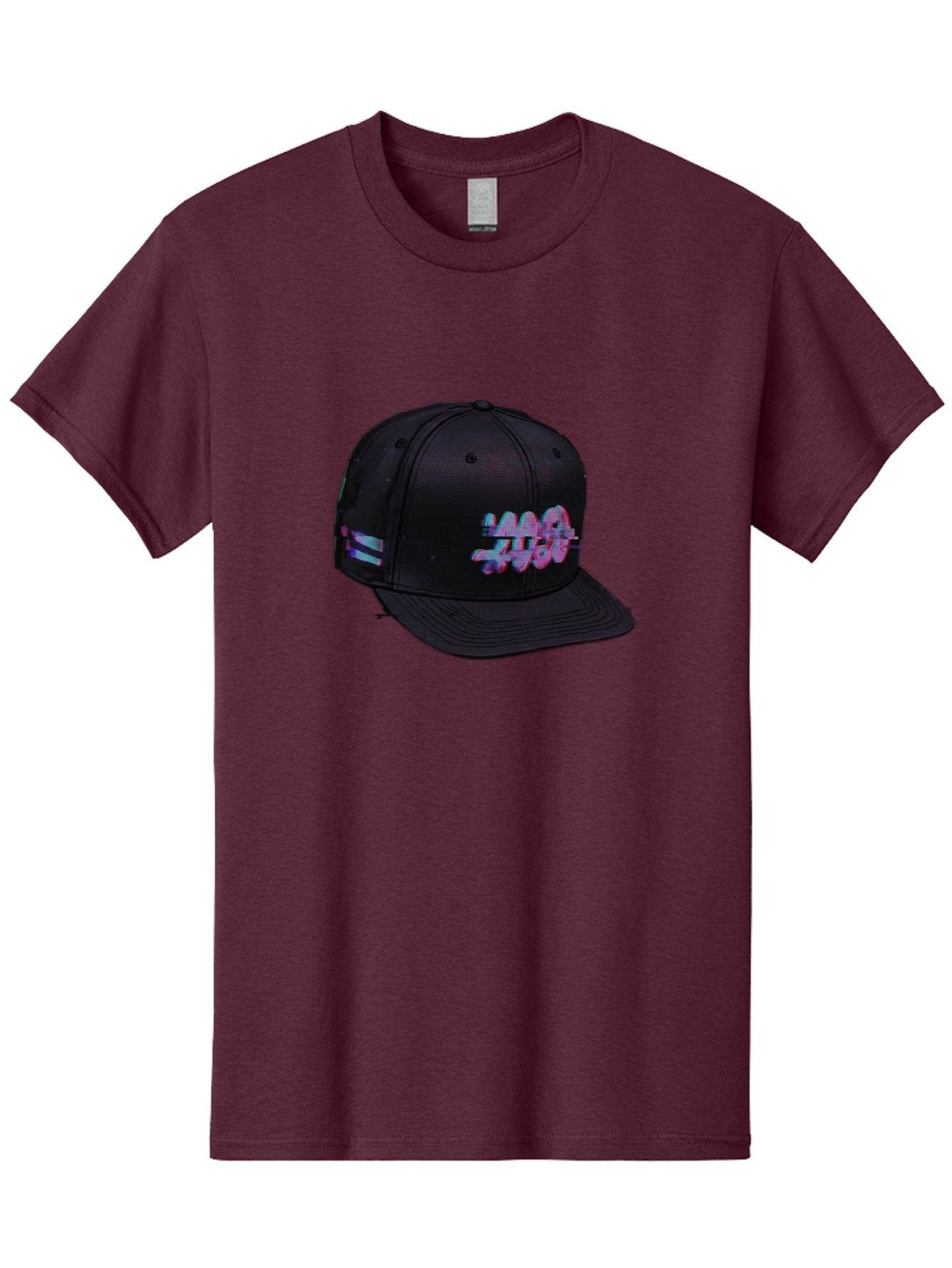 Mad-Club Men'S Graphic Tee, 100% Cotton, Comfortable Casual Summer Wear, Machine Washable, Nasa Baseball Cap, Black Hat, Space Agency Logo, Pastel Colors, Futuristic Design, Streetwear Fashion, Casual Style, Trendy Accessory Bad288 11