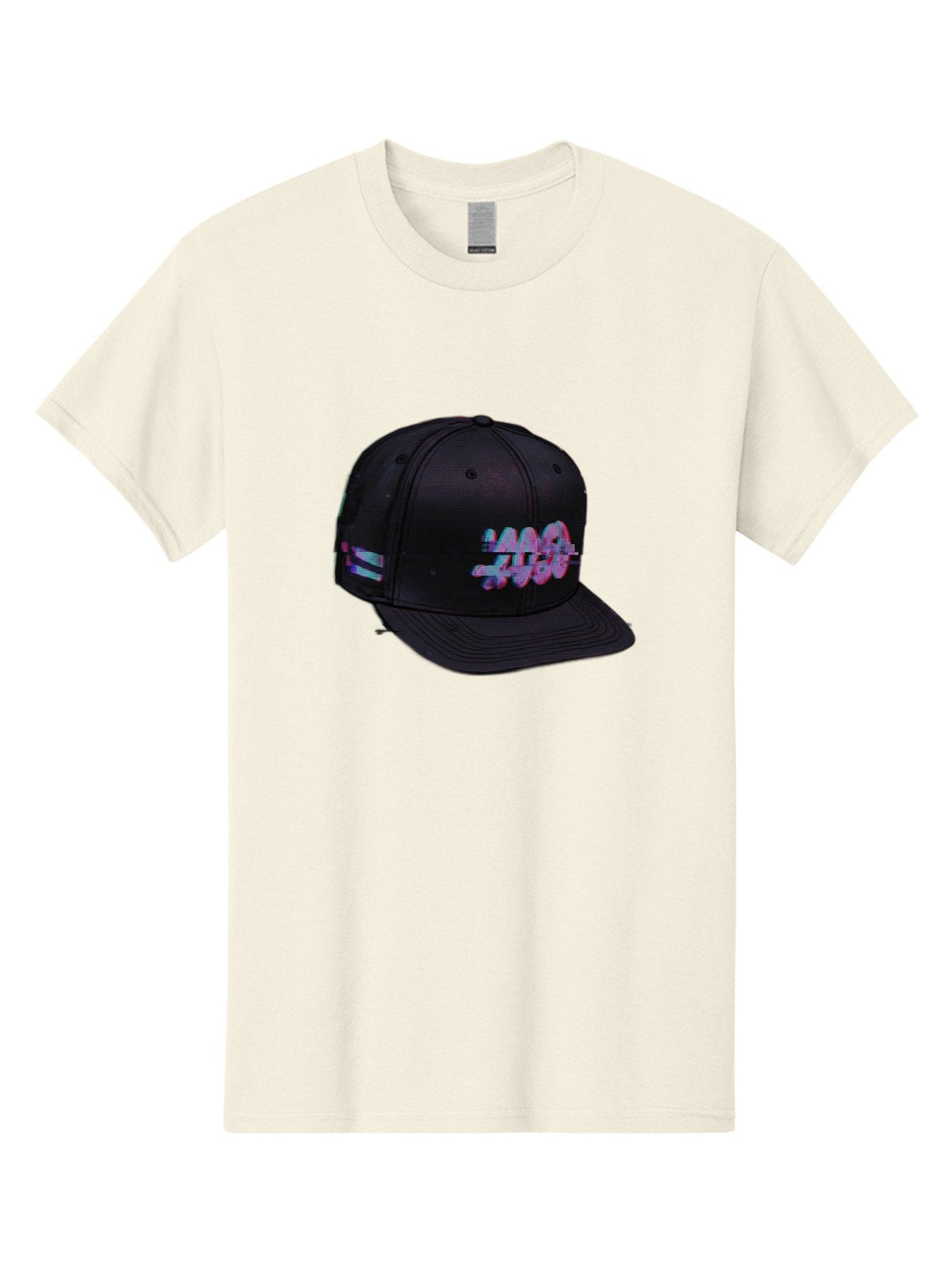 Mad-Club Men'S Graphic Tee, 100% Cotton, Comfortable Casual Summer Wear, Machine Washable, Nasa Baseball Cap, Black Hat, Space Agency Logo, Pastel Colors, Futuristic Design, Streetwear Fashion, Casual Style, Trendy Accessory Bad288 9