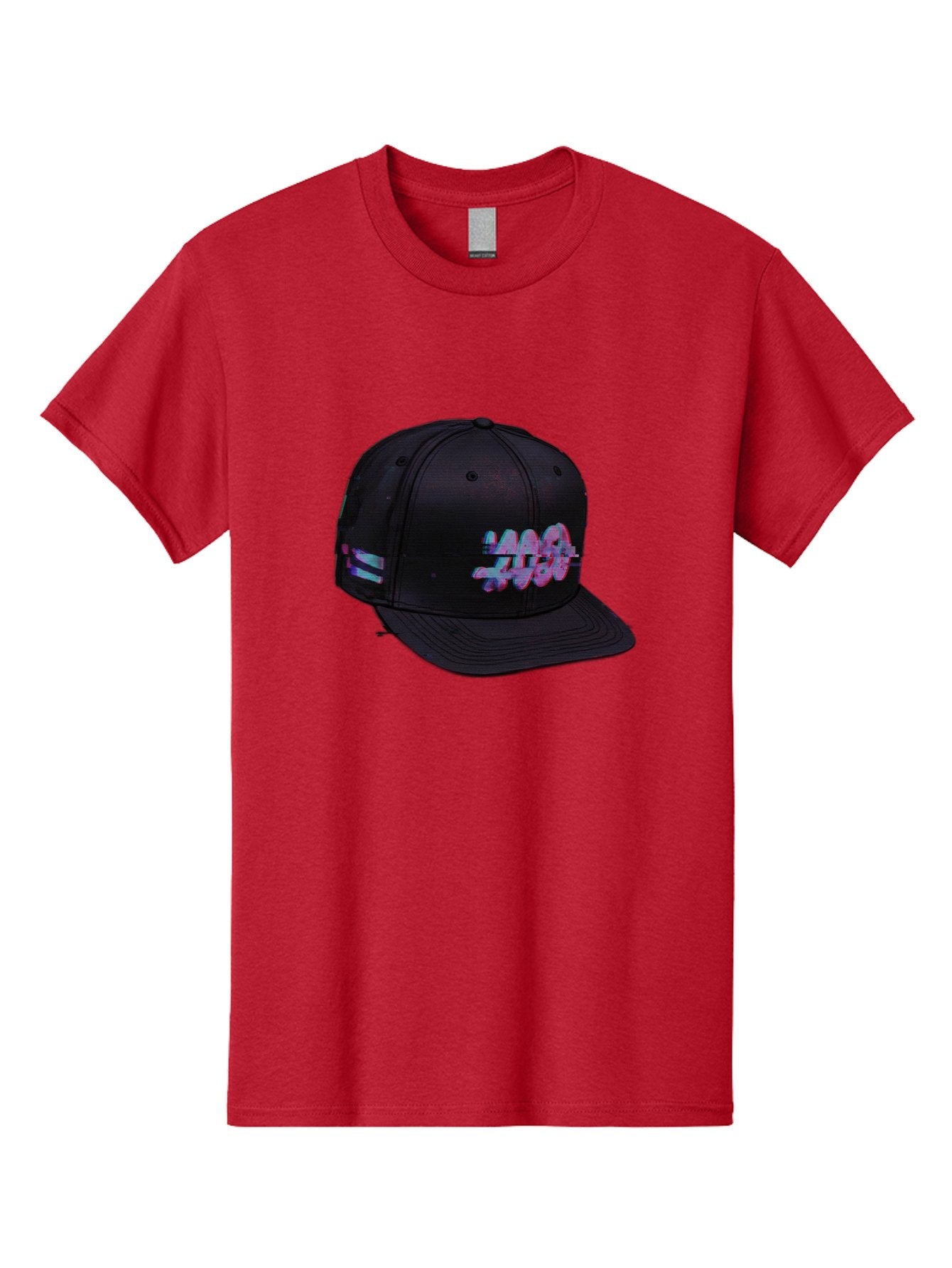 Mad-Club Men'S Graphic Tee, 100% Cotton, Comfortable Casual Summer Wear, Machine Washable, Nasa Baseball Cap, Black Hat, Space Agency Logo, Pastel Colors, Futuristic Design, Streetwear Fashion, Casual Style, Trendy Accessory Bad288 13