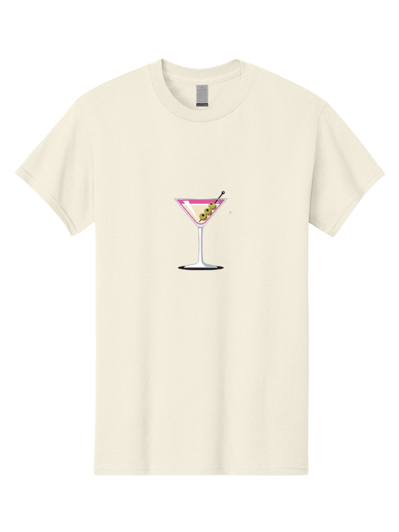 Martini-Glass-3 Men'S Graphic Tee, 100% Cotton, Comfortable Casual Summer Wear, Machine Washable, Martini Glass, Cocktail, Olive Garnish, Sophisticated Drink, Elegant, Luxury, Classic Cocktail, Martini, Green Olives, Cocktail Party, Upscale Bad303 9