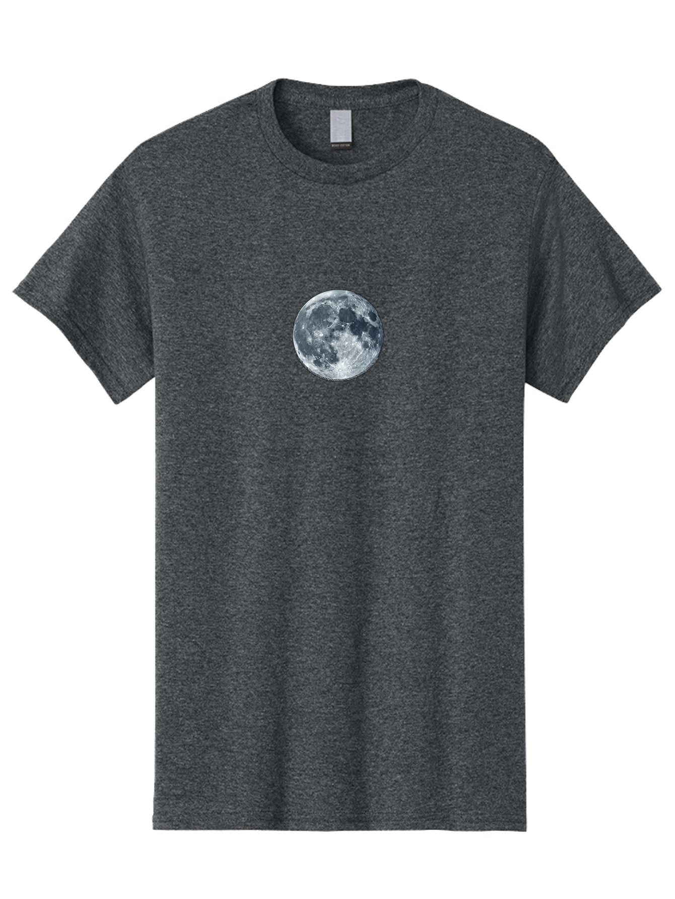Moon Men'S Graphic Tee, 100% Cotton, Comfortable Casual Summer Wear, Machine Washable, Full Moon, Lunar Surface, Craters, Space, Astronomy, Night Sky, Celestial Body, Moonlight, Lunar Phases Bad337 15