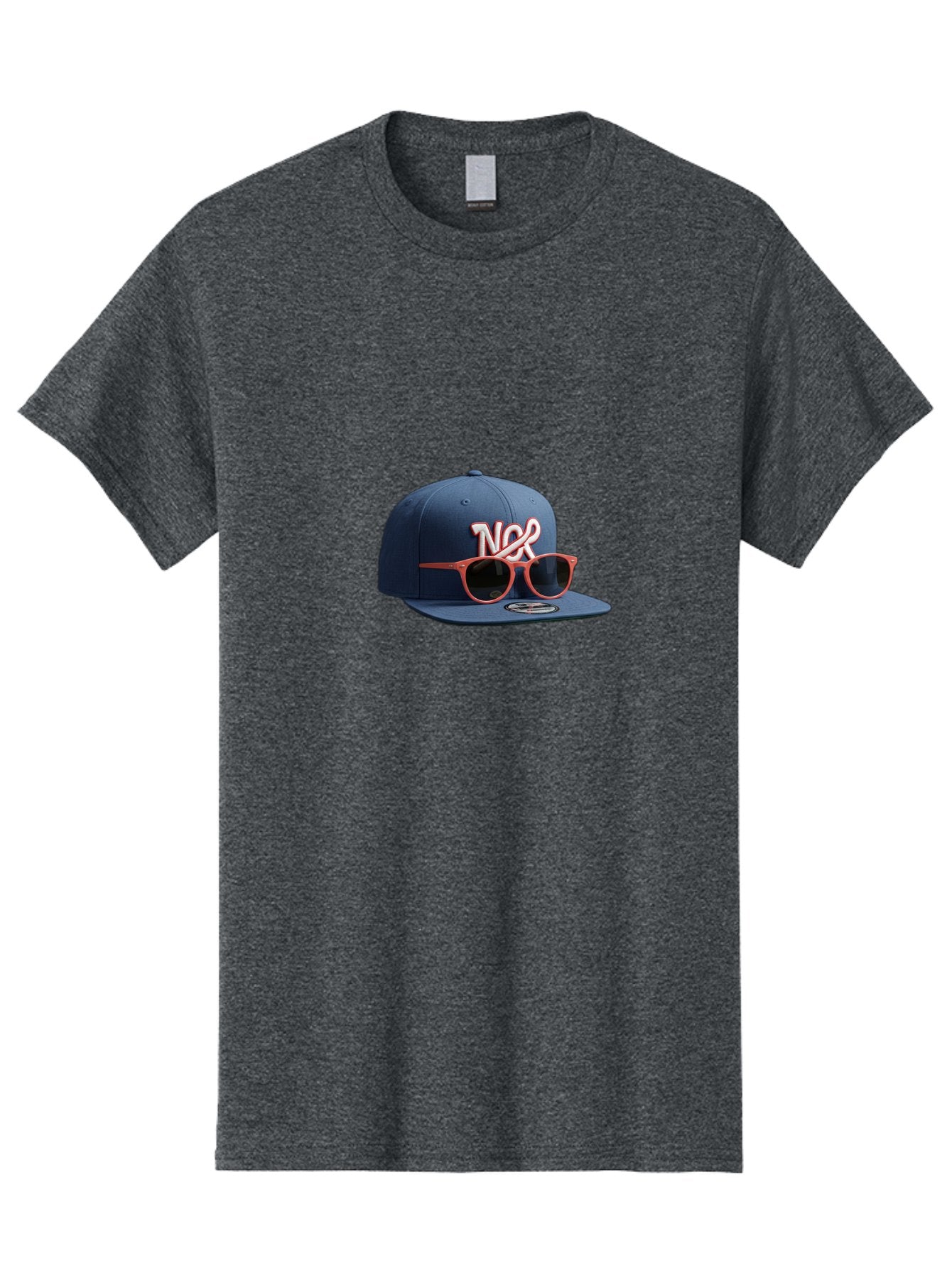 Ncr-Baseball-Cap Men'S Graphic Tee, 100% Cotton, Comfortable Casual Summer Wear, Machine Washable, Baseball Cap, Ncr Logo, Sunglasses On Hat, Red Frames, Dark Lenses, New Era Cap, Fashion Accessory, Streetwear Style, Casual Wear, Trendy Hat Bad358 7