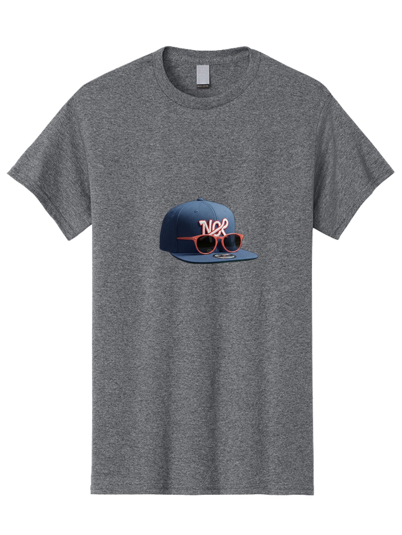Ncr-Baseball-Cap Men'S Graphic Tee, 100% Cotton, Comfortable Casual Summer Wear, Machine Washable, Baseball Cap, Ncr Logo, Sunglasses On Hat, Red Frames, Dark Lenses, New Era Cap, Fashion Accessory, Streetwear Style, Casual Wear, Trendy Hat Bad358 14