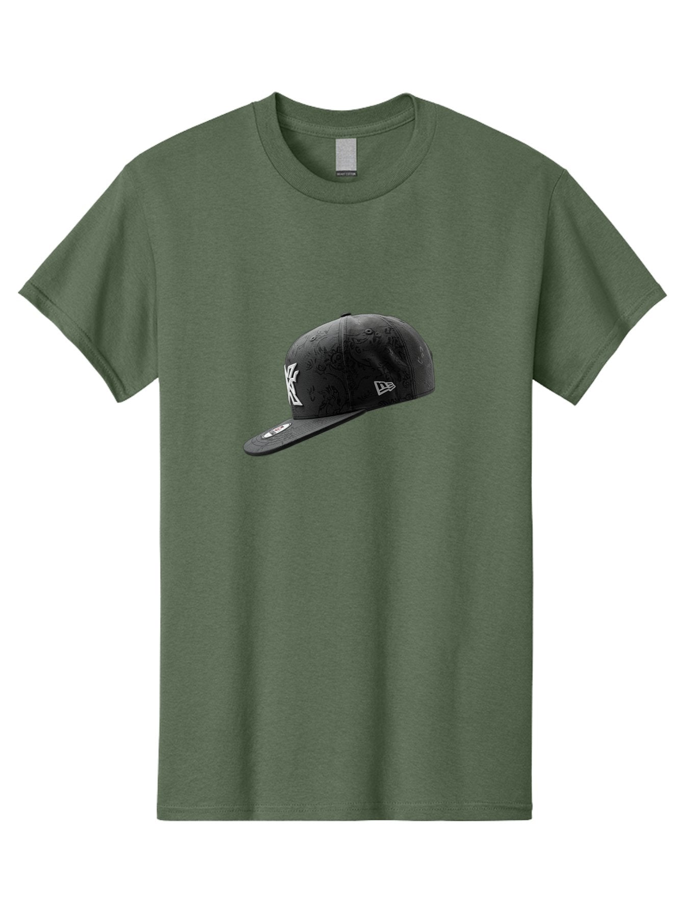 New-York-Yankees-Baseball-Cap Men'S Graphic Tee, 100% Cotton, Comfortable Casual Summer Wear, Machine Washable, New York Yankees Baseball Cap, Black Cap With White Logo, New Era Cap, Baseball Hat, Sports Fashion, Ny Logo, Mlb Merchandise, Bad372 13