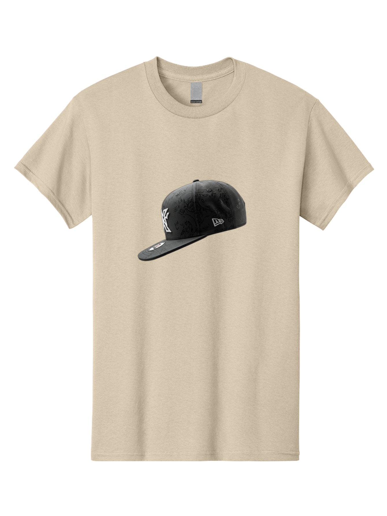 New-York-Yankees-Baseball-Cap Men'S Graphic Tee, 100% Cotton, Comfortable Casual Summer Wear, Machine Washable, New York Yankees Baseball Cap, Black Cap With White Logo, New Era Cap, Baseball Hat, Sports Fashion, Ny Logo, Mlb Merchandise, Bad372 7