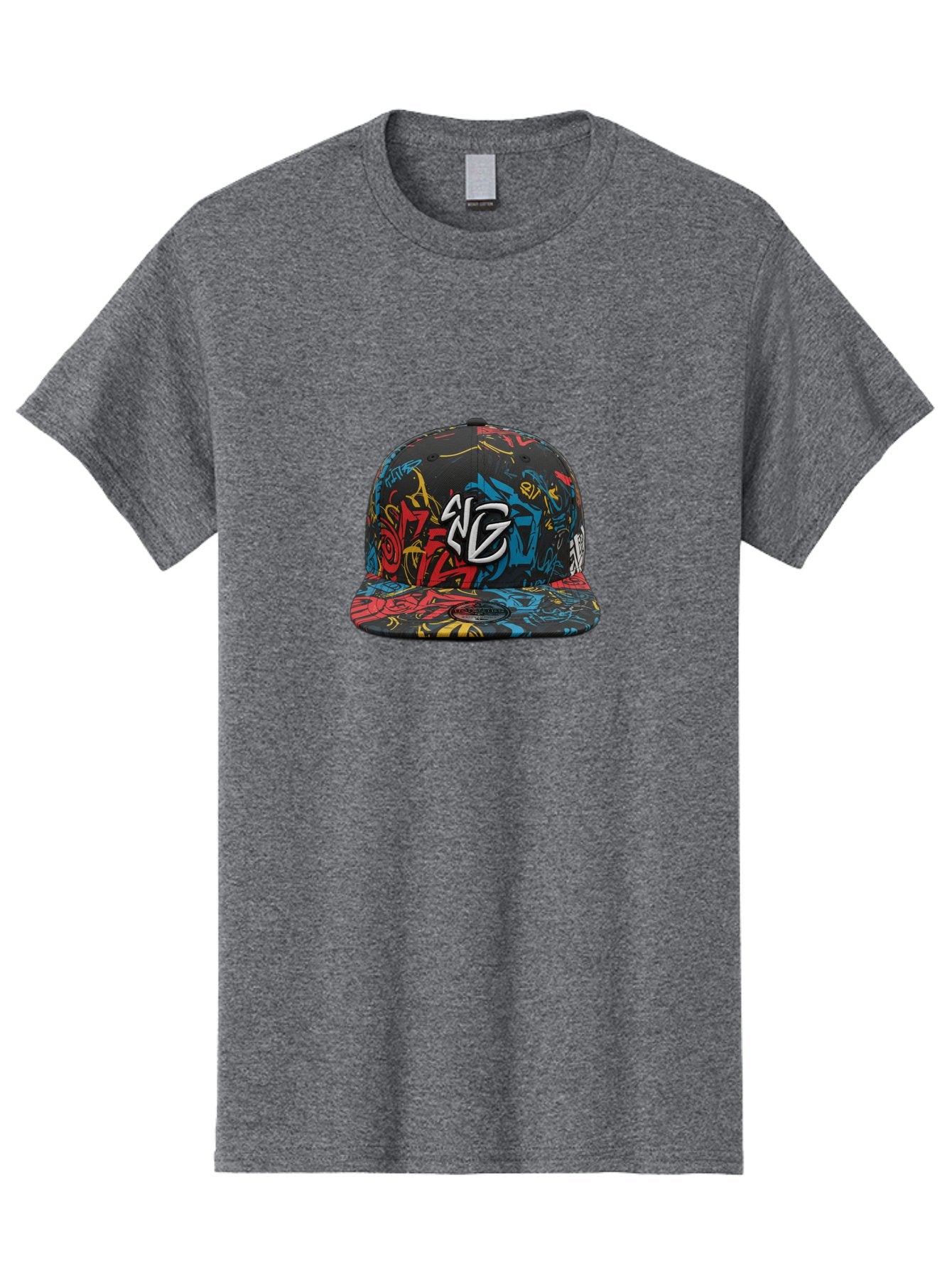 Ng-Baseball-Cap Men'S Graphic Tee, 100% Cotton, Comfortable Casual Summer Wear, Machine Washable, Graffiti Hat, Streetwear Fashion, Urban Style, Multicolored Cap, Ng Logo, Bold Graphics, Snapback Hat, Trendy Headwear, Casual Wear Bad373 3