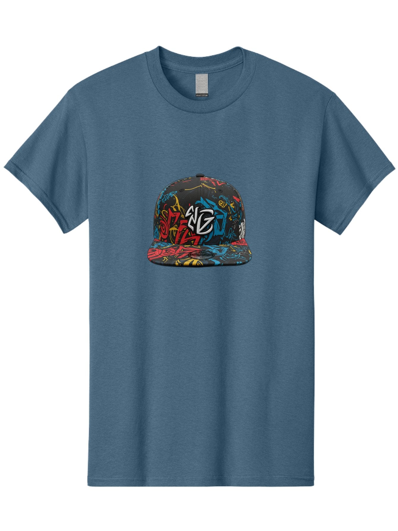 Ng-Baseball-Cap Men'S Graphic Tee, 100% Cotton, Comfortable Casual Summer Wear, Machine Washable, Graffiti Hat, Streetwear Fashion, Urban Style, Multicolored Cap, Ng Logo, Bold Graphics, Snapback Hat, Trendy Headwear, Casual Wear Bad373 10