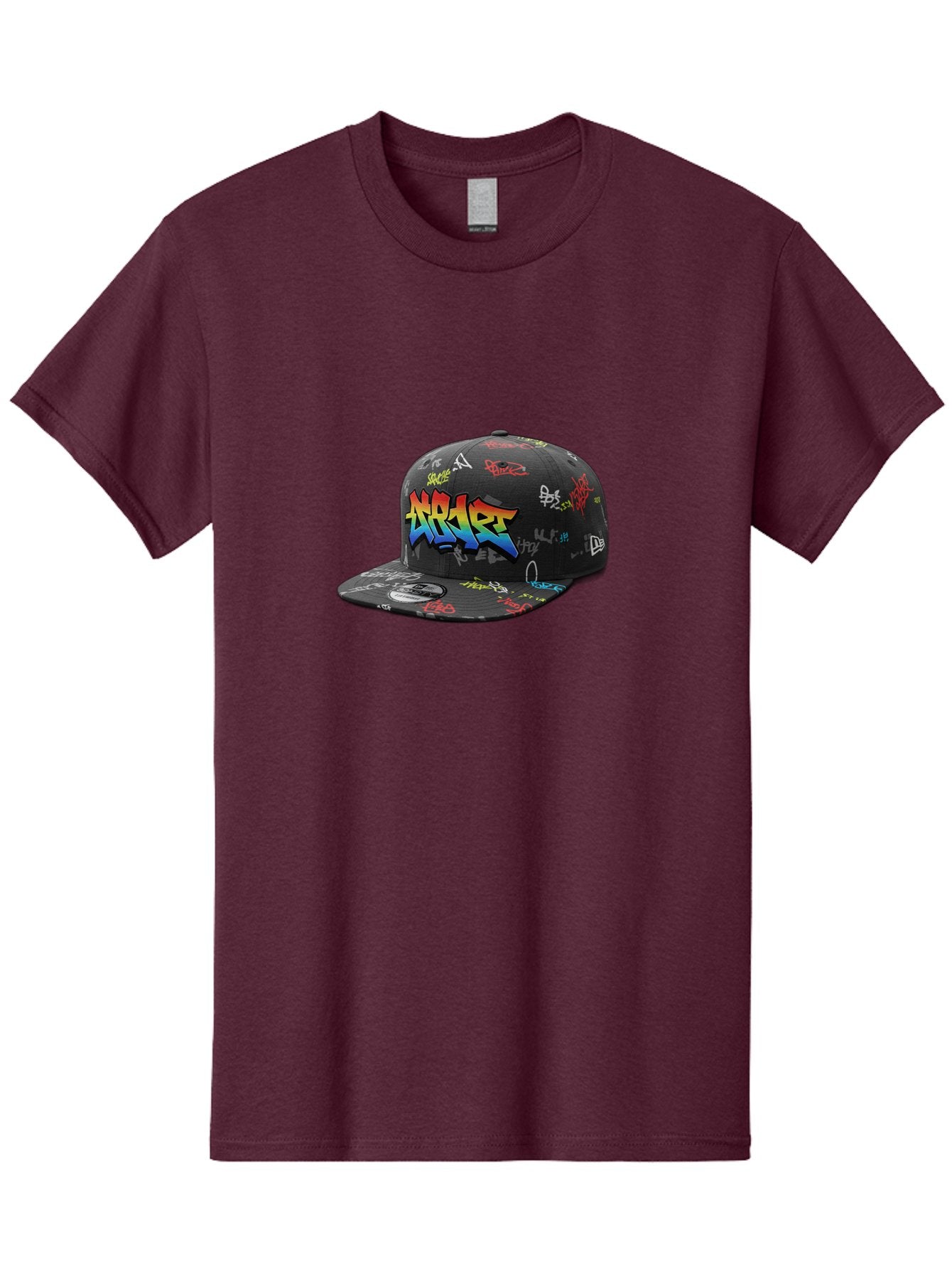 Nike-Air Men'S Graphic Tee, 100% Cotton, Comfortable Casual Summer Wear, Machine Washable, Nike Air Graffiti Hat, Streetwear Fashion, Basketball Cap, Urban Style, Colorful Design, Graffiti Art, New Era, Sportswear, Hip Hop Culture, Bad375 10