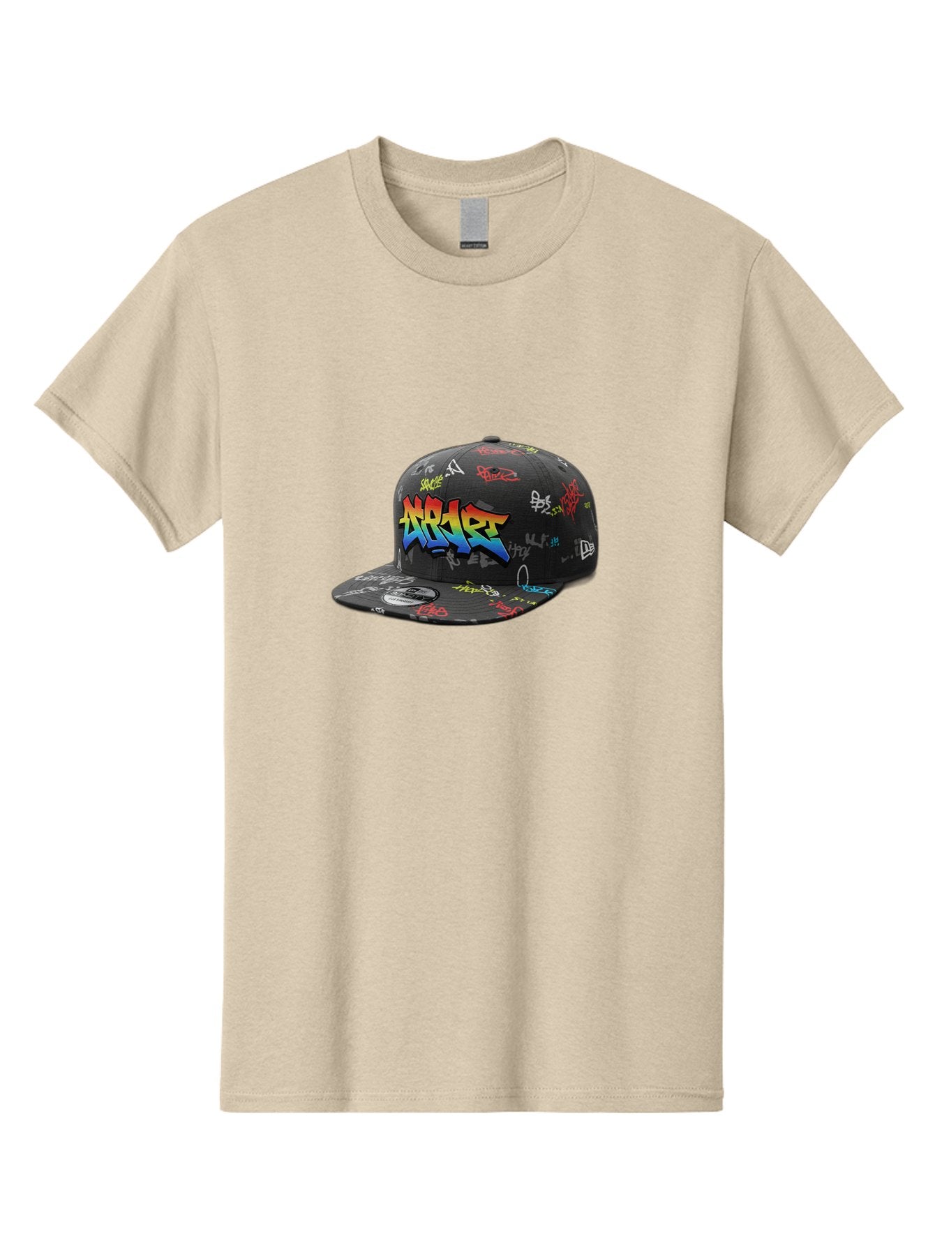 Nike-Air Men'S Graphic Tee, 100% Cotton, Comfortable Casual Summer Wear, Machine Washable, Nike Air Graffiti Hat, Streetwear Fashion, Basketball Cap, Urban Style, Colorful Design, Graffiti Art, New Era, Sportswear, Hip Hop Culture, Bad375 13