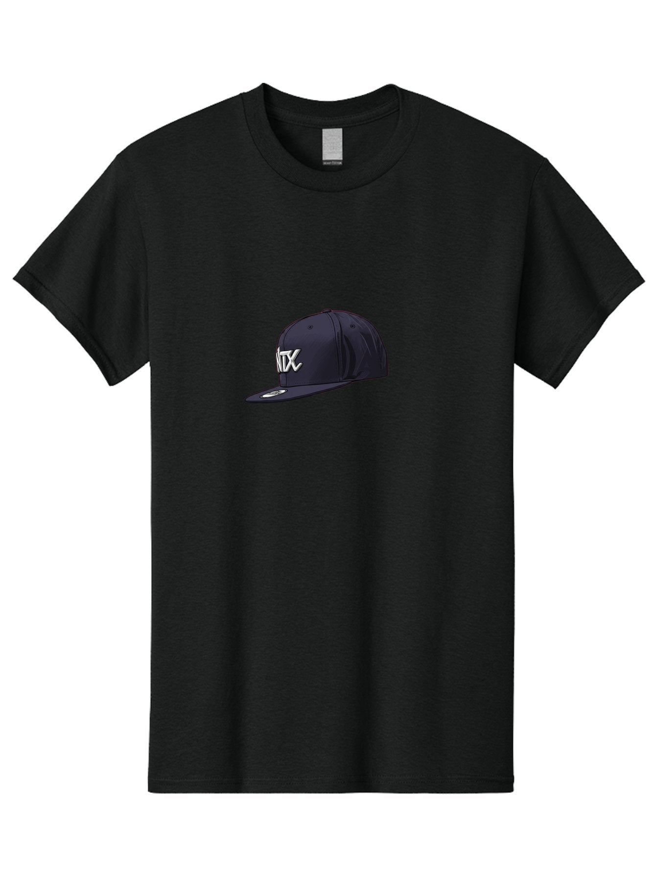 Ntx-Baseball-Cap Men'S Graphic Tee, 100% Cotton, Comfortable Casual Summer Wear, Machine Washable, Ntx Logo, Baseball Cap, Navy Blue Cap, White Logo, Sports Apparel, Streetwear Fashion, Casual Wear, Hat With Logo Bad377 9