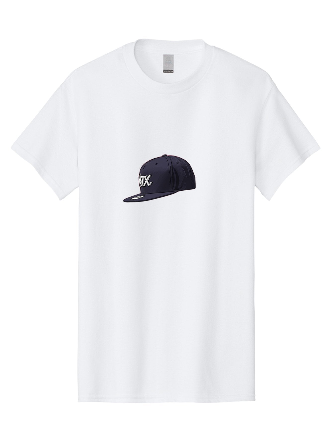 Ntx-Baseball-Cap Men'S Graphic Tee, 100% Cotton, Comfortable Casual Summer Wear, Machine Washable, Ntx Logo, Baseball Cap, Navy Blue Cap, White Logo, Sports Apparel, Streetwear Fashion, Casual Wear, Hat With Logo Bad377 8