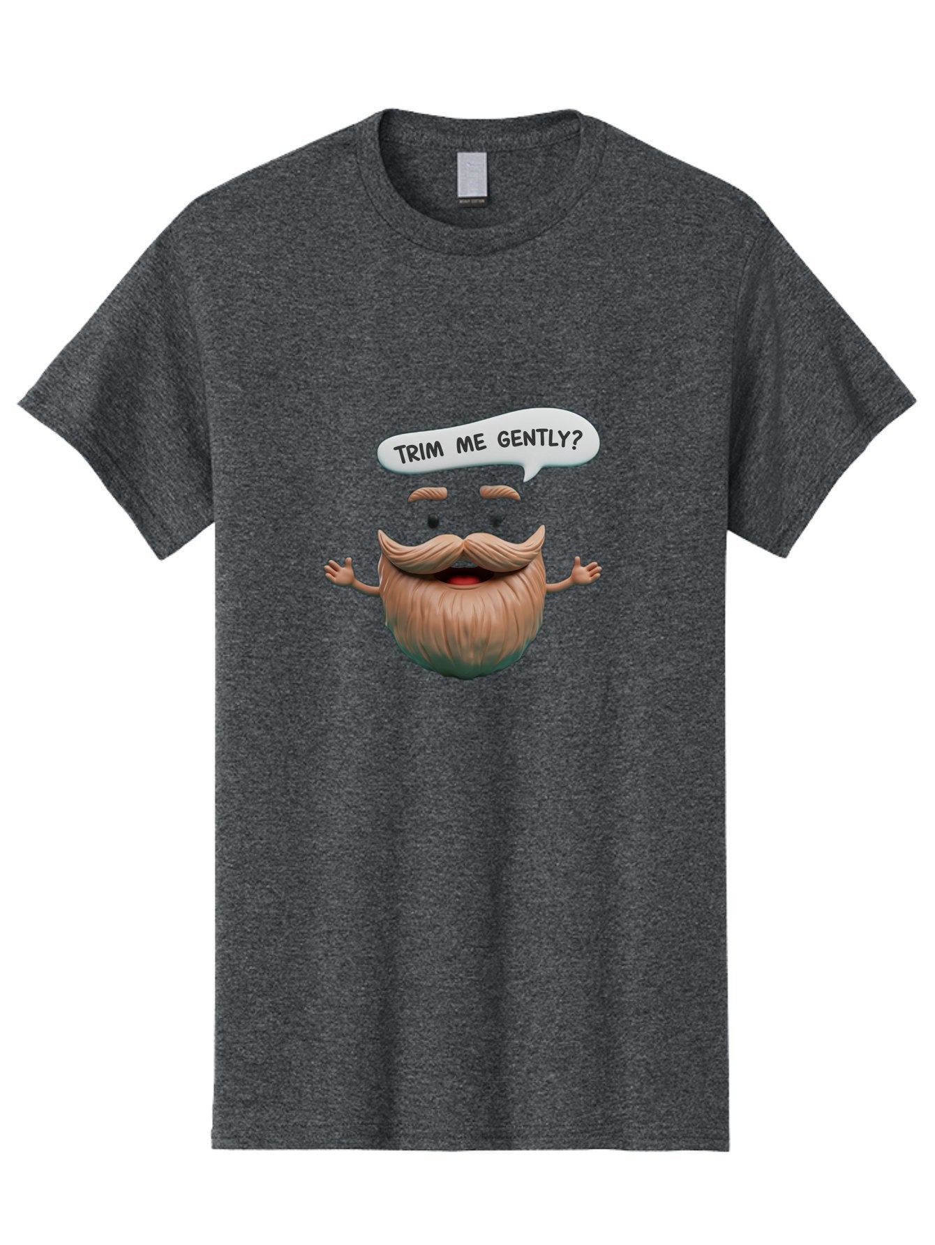 Onion-With-Mustache Men'S Graphic Tee, 100% Cotton, Comfortable Casual Summer Wear, Machine Washable, Onion With A Face, Humorous Illustration, Cartoon Character, Funny Vegetable, Whimsical Design, Quirky Art, Beard And Mustache, Bad383