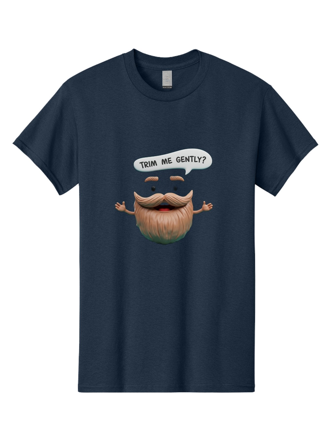 Onion-With-Mustache Men'S Graphic Tee, 100% Cotton, Comfortable Casual Summer Wear, Machine Washable, Onion With A Face, Humorous Illustration, Cartoon Character, Funny Vegetable, Whimsical Design, Quirky Art, Beard And Mustache, Bad383 4