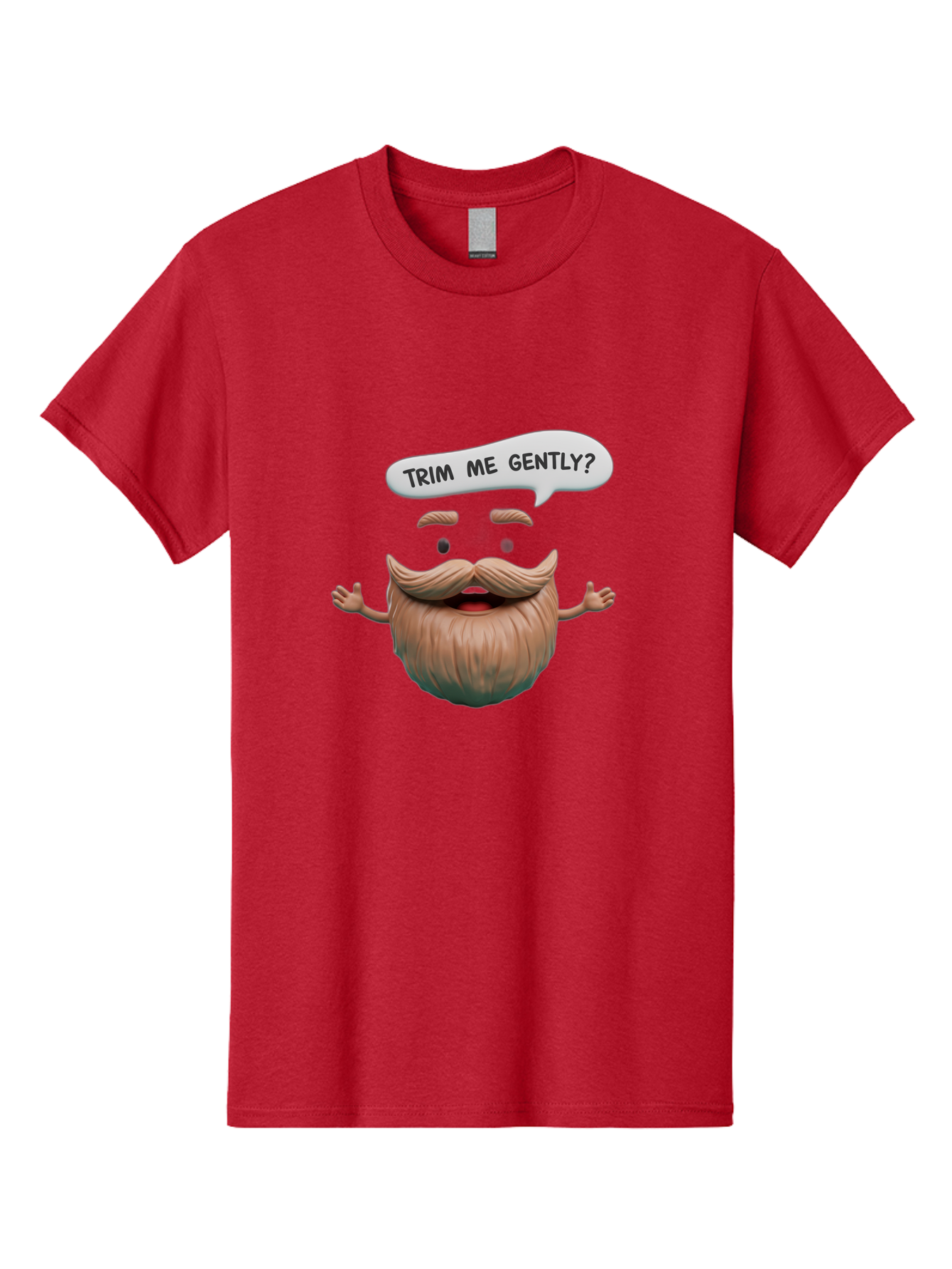 Onion-With-Mustache Men'S Graphic Tee, 100% Cotton, Comfortable Casual Summer Wear, Machine Washable, Onion With A Face, Humorous Illustration, Cartoon Character, Funny Vegetable, Whimsical Design, Quirky Art, Beard And Mustache, Bad383